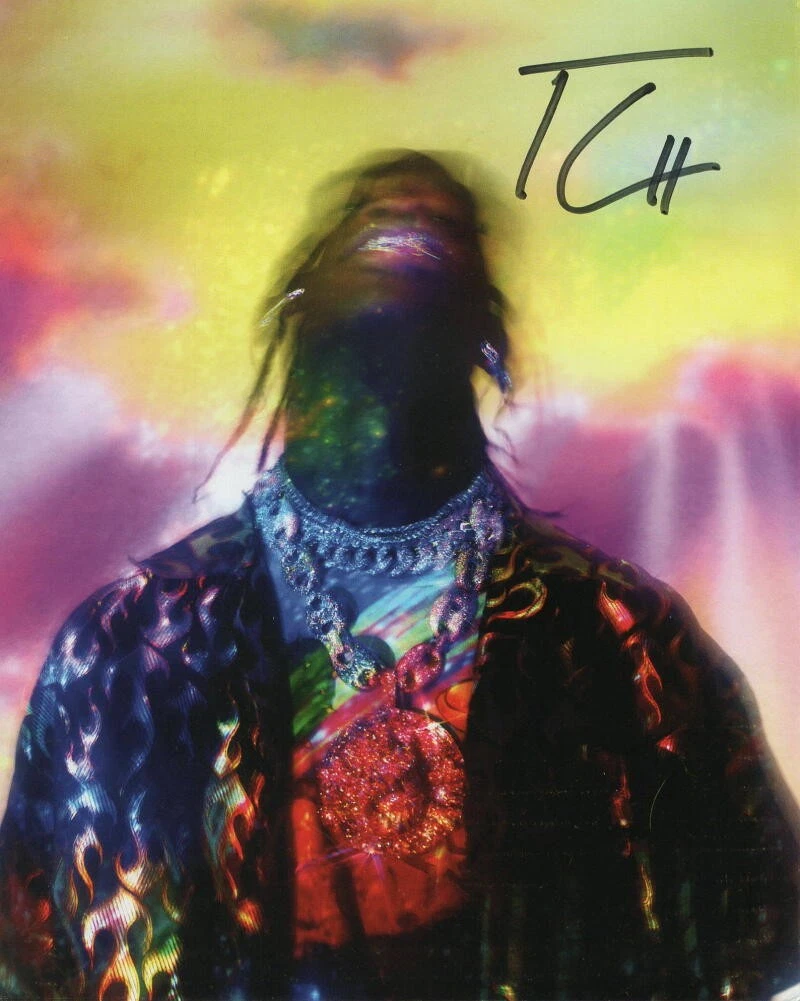 TRAVIS SCOTT SIGNED AUTOGRAPH 8X10 PHOTO - ASTROWORLD, UTOPIA, RODEO RAPPER RARE
