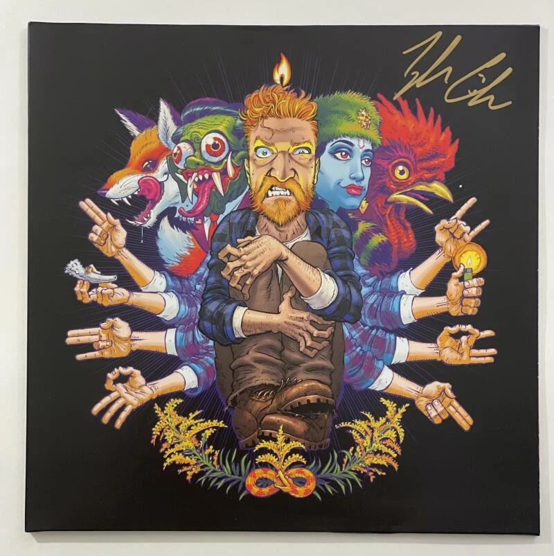TYLER CHILDERS SIGNED AUTOGRAPH ALBUM VINYL RECORD - COUNTRY SQUIRE RARE! w/ JSA