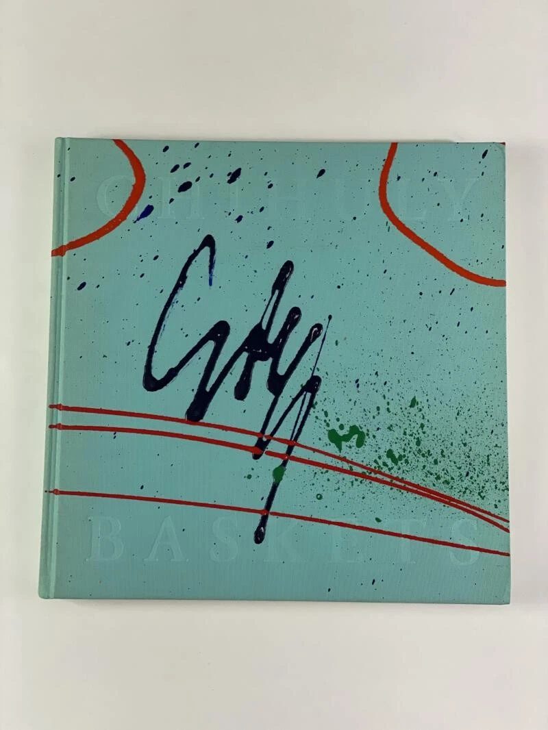 DALE CHIHULY SIGNED AUTOGRAPH W/ PAINT ON BOOK COVER 