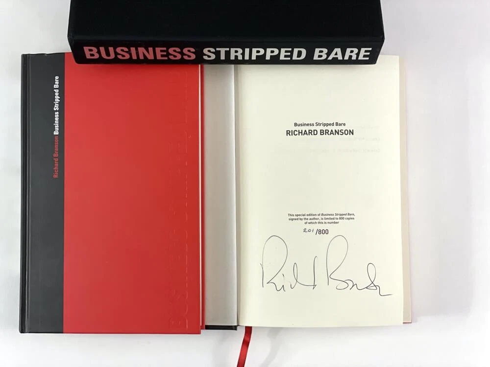 RICHARD BRANSON SIGNED AUTOGRAPH 