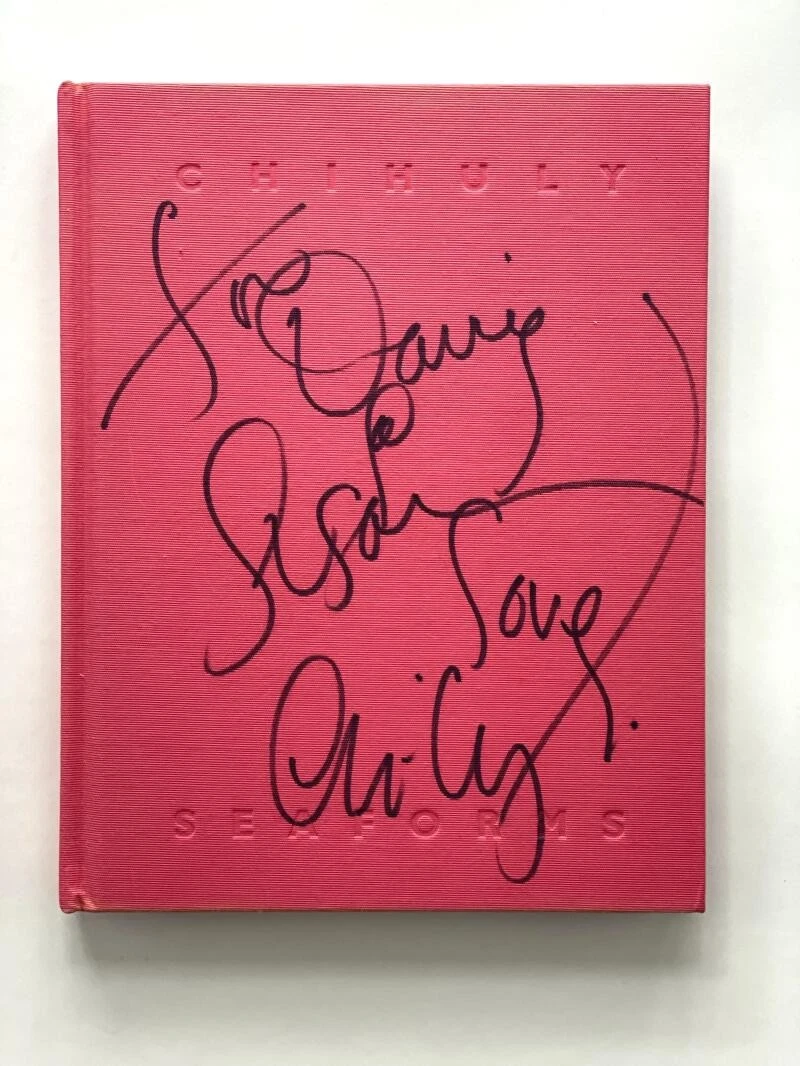 DALE CHIHULY SIGNED AUTOGRAPH 