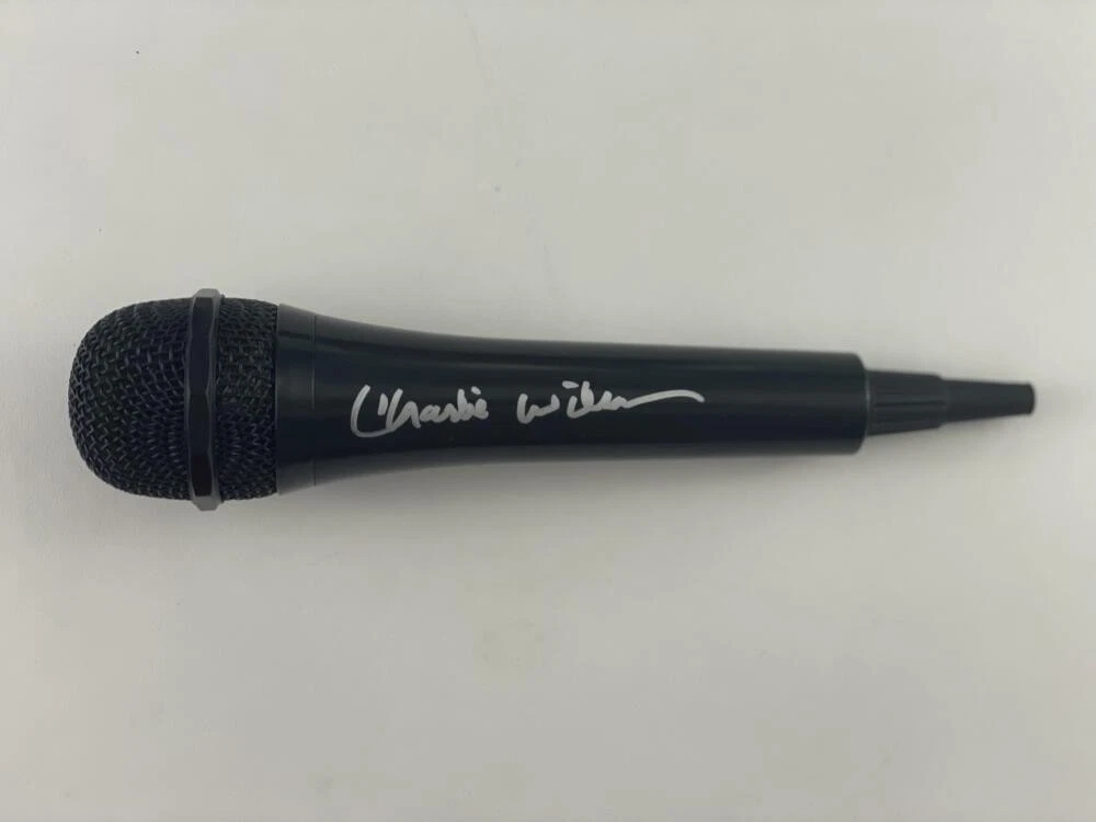 CHARLIE WILSON SIGNED AUTOGRAPH MICROPHONE MIC – THERE GOES MY BABY SINGER PSA COLLECTIBLE MEMORABILIA