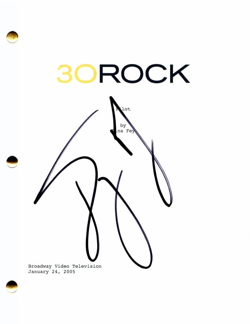 TRACY MORGAN SIGNED AUTOGRAPH 30 ROCK PILOT SCRIPT - THE LAST OG STAR, SNL ICON