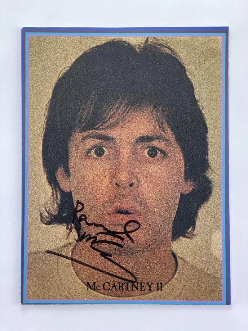SIR PAUL MCCARTNEY SIGNED AUTOGRAPH MCCARTNEY II SHEET MUSIC BOOK - BEATLES JSA