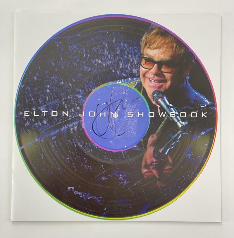 ELTON JOHN SIGNED AUTOGRAPH 2015 SHOWBOOK TOUR PROGRAM - HONKY CHATEAU W/ JSA