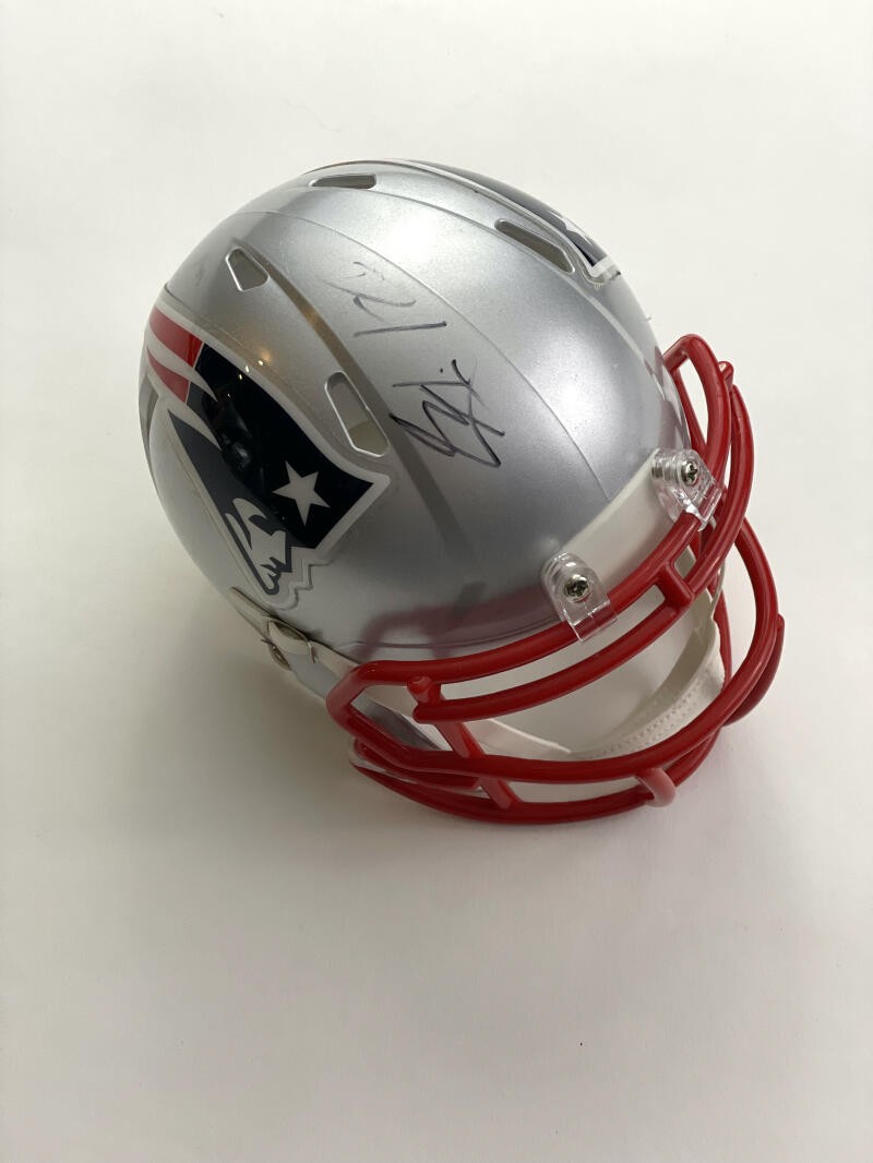 DAVE PORTNOY SIGNED AUTOGRAPH NE PATRIOTS MINI HELMET BARSTOOL SPORTS FOUNDER