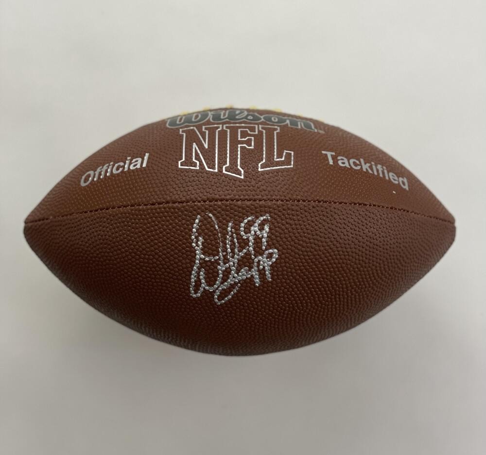 WARREN SAPP SIGNED AUTOGRAPH FULL SIZE FOOTBALL - TAMPA BAY BUCCANEERS BUCS HOF