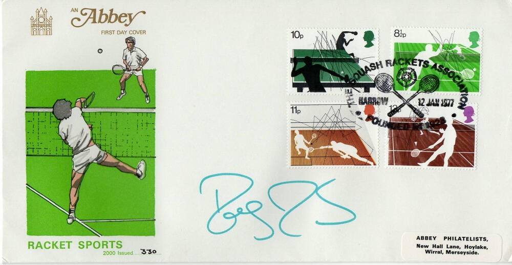 ROGER FEDERER SIGNED AUTOGRAPH FIRST DAY COVER FDC - WIMBLEDON CHAMPION, JSA