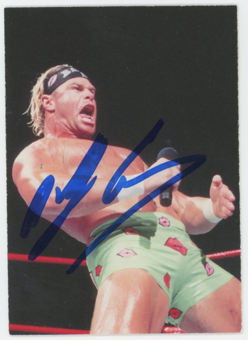 BILLY GUNN WWE AUTHENTIC SIGNED 1998 DUOCARDS #34 CARD BAS #BS86696 COLLECTIBLE MEMORABILIA