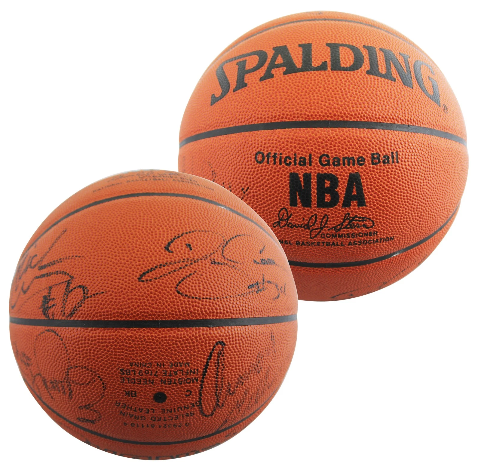 1997-98 Bucks (13) Allen, Robinson, Brandon Signed NBA Basketball BAS #AE13997