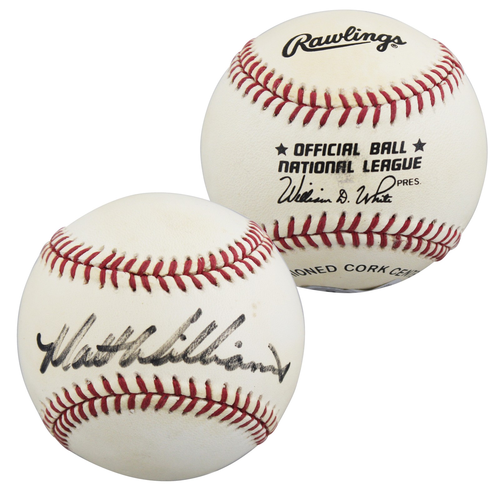 Giants Matt Williams Authentic Signed William White ONL Baseball BAS #BU64210