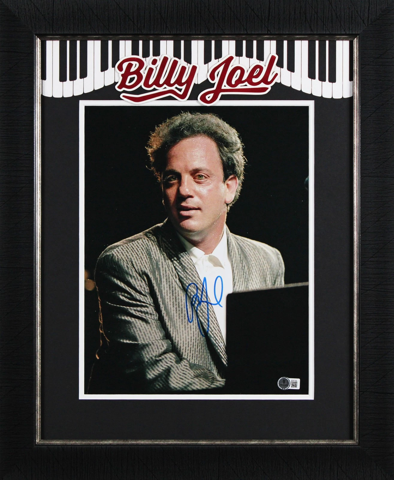 Billy Joel Authentic Signed 11x14 Framed Vertical Piano Man Photo BAS #BT67703