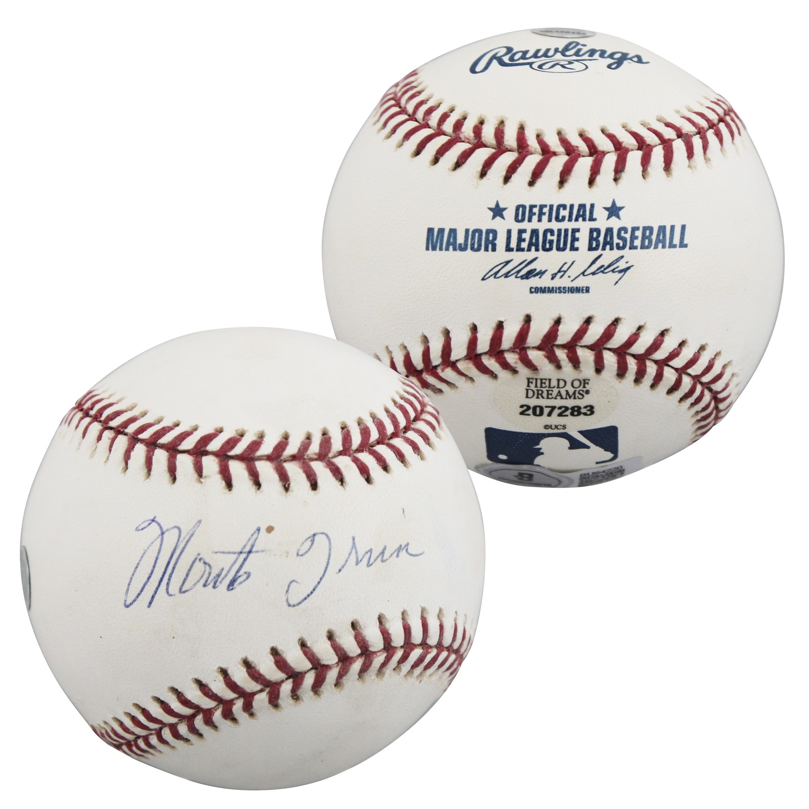 Giants Monte Irvin Authentic Signed OML Baseball Autographed BAS #BU64220