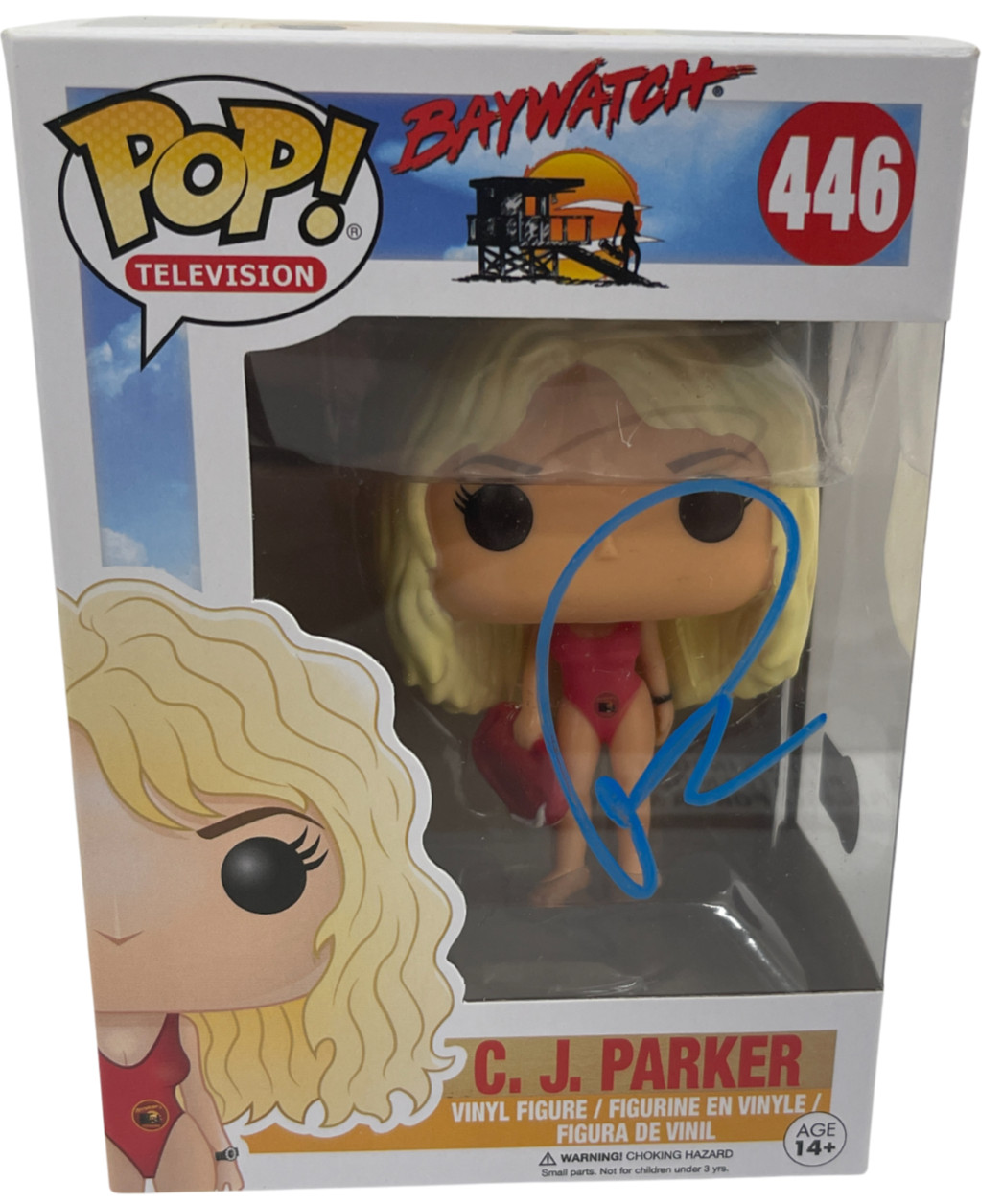 Pamela Anderson Signed CJ Parker Funko Baywatch Authentic Autogaph Beckett