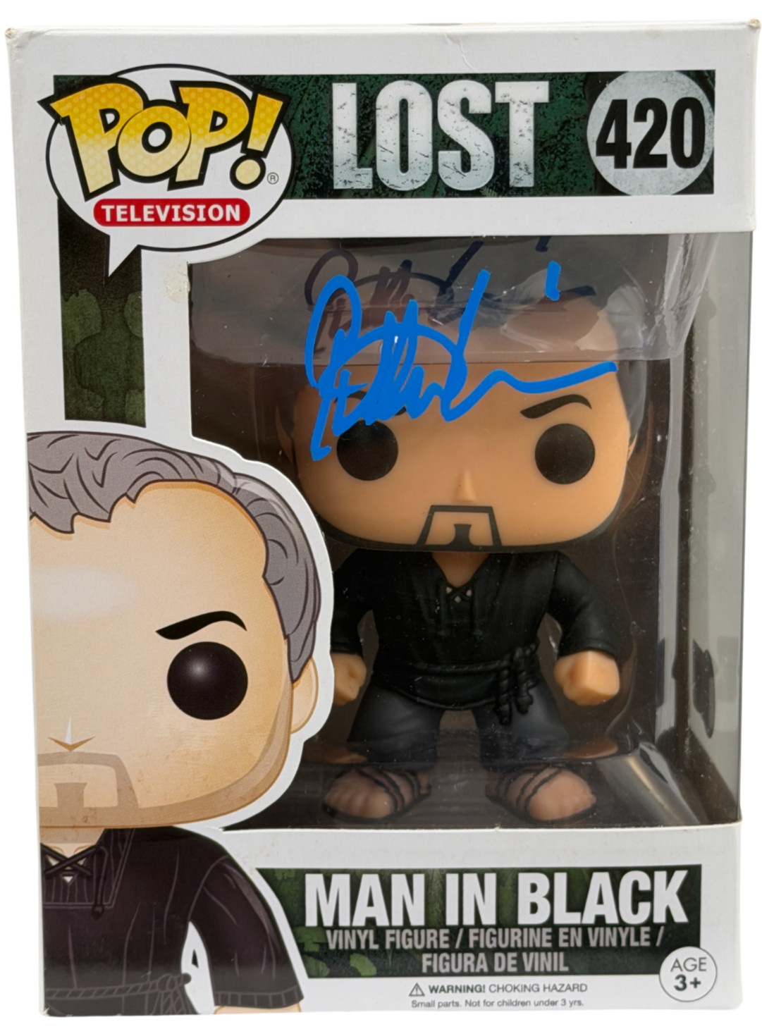 Titus Welliver Signed Man in Black Funko Lost Authentic Autograph Beckett