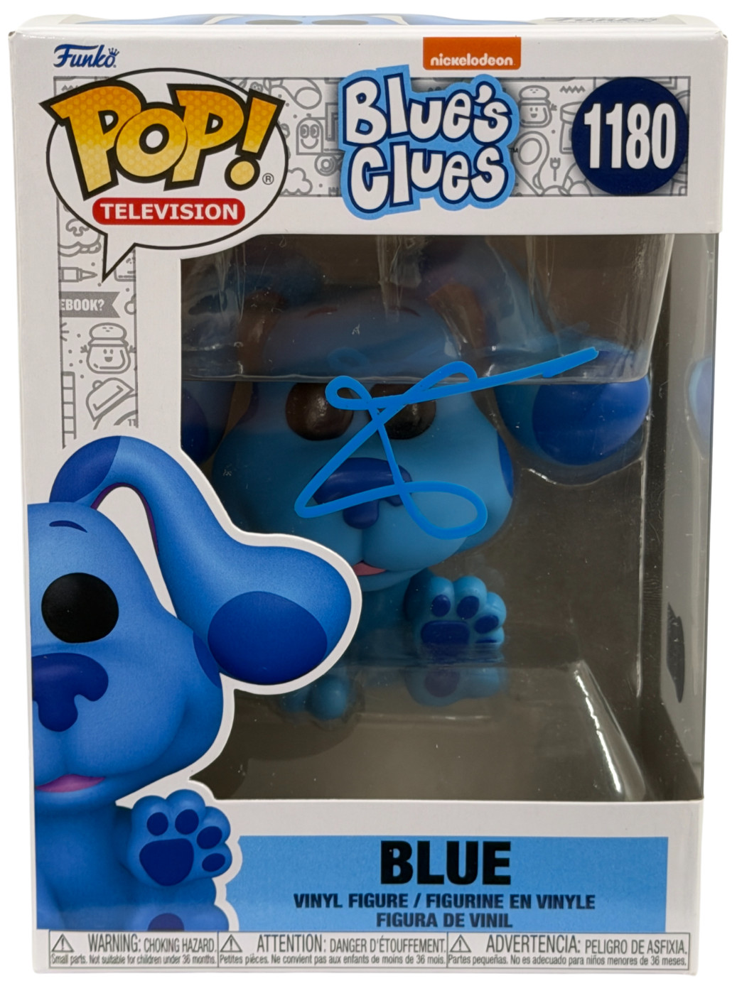 Steve Burns Signed Blue Blue's Clues Funko 1180 Authentic Autograph Beckett