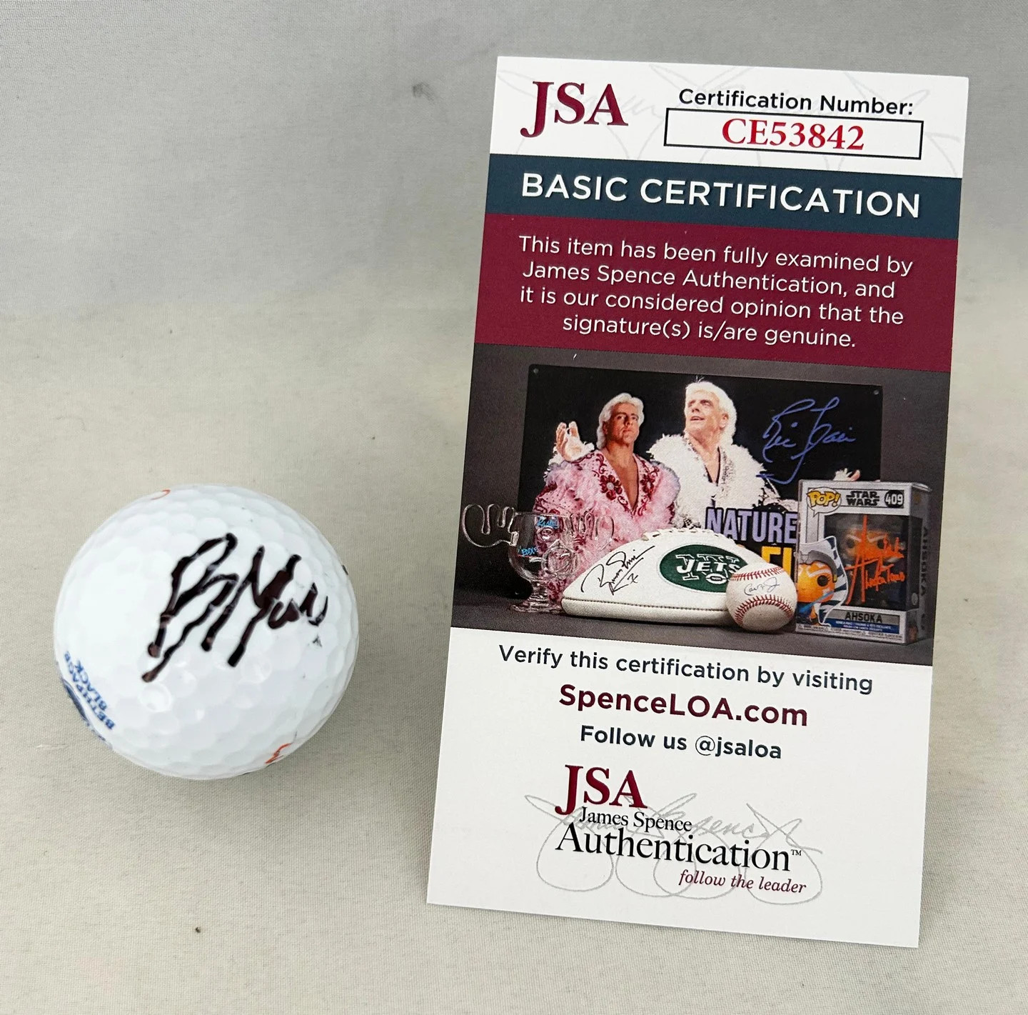 Robert MacIntyre Signed 2025 Ryder Cup Golf Ball JSA COA