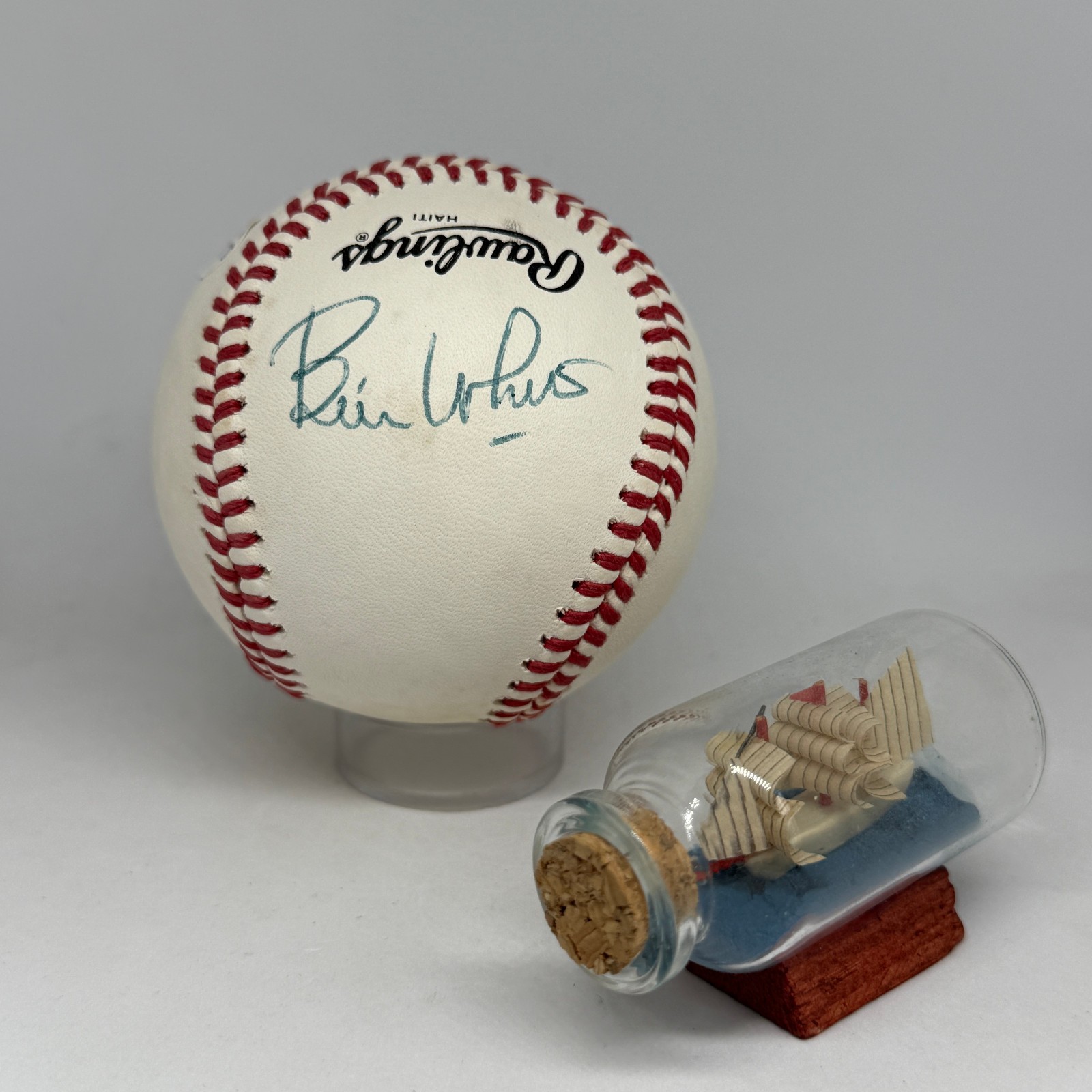 Bill White signed Rawlings ONL Baseball JSA COA Cardinals Phillies Auto A4066