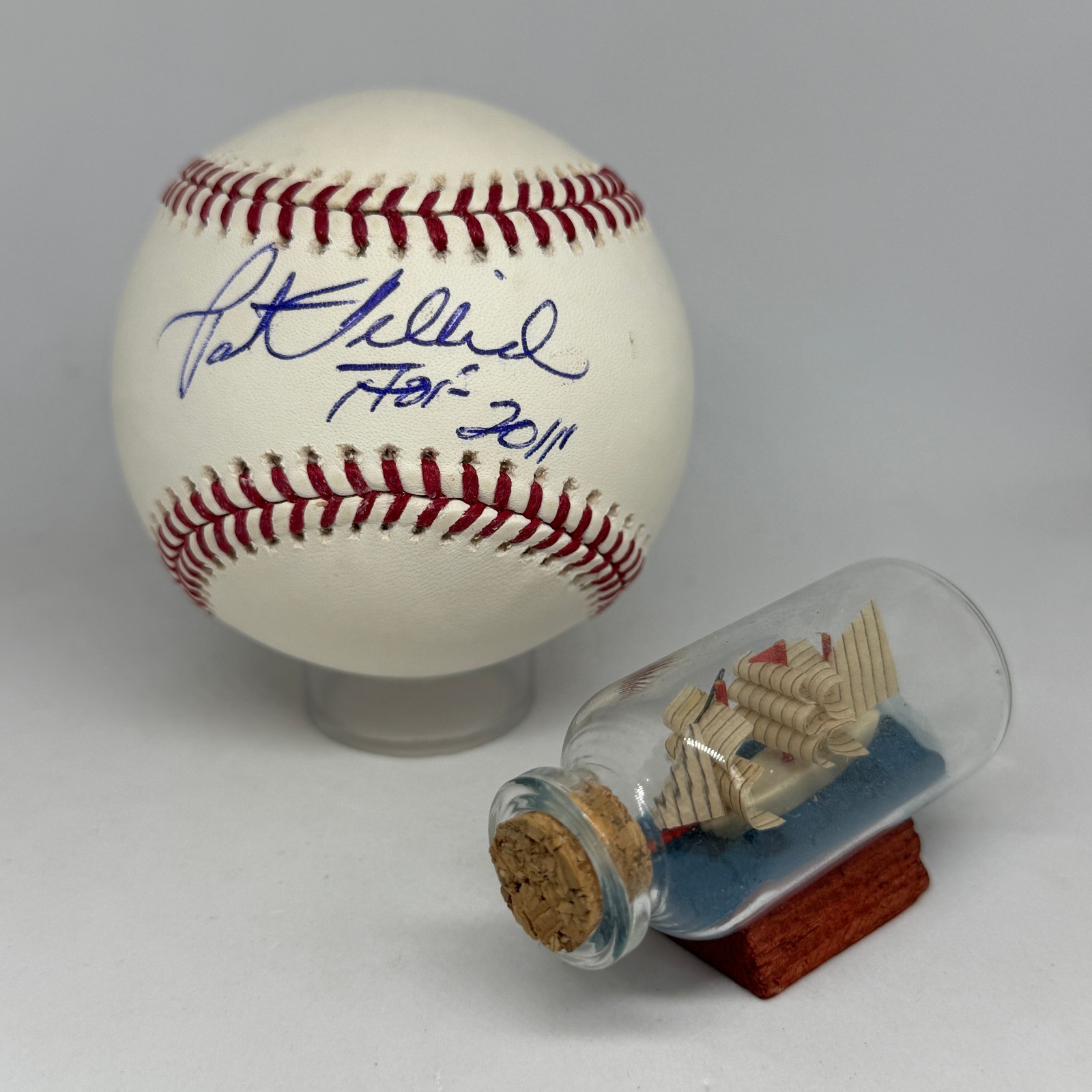 Pat Gillick signed Rawlings OML Baseball JSA COA Inscribed HOF Auto A4060