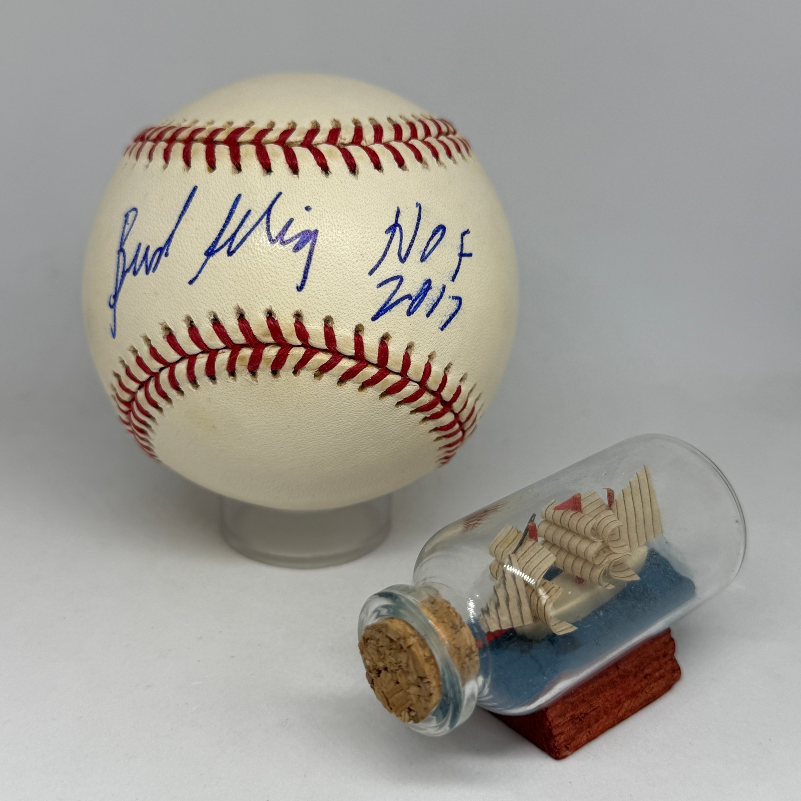 Bud Selig signed Rawlings 2000 World Series Baseball JSA COA Inscribed HOF A4065