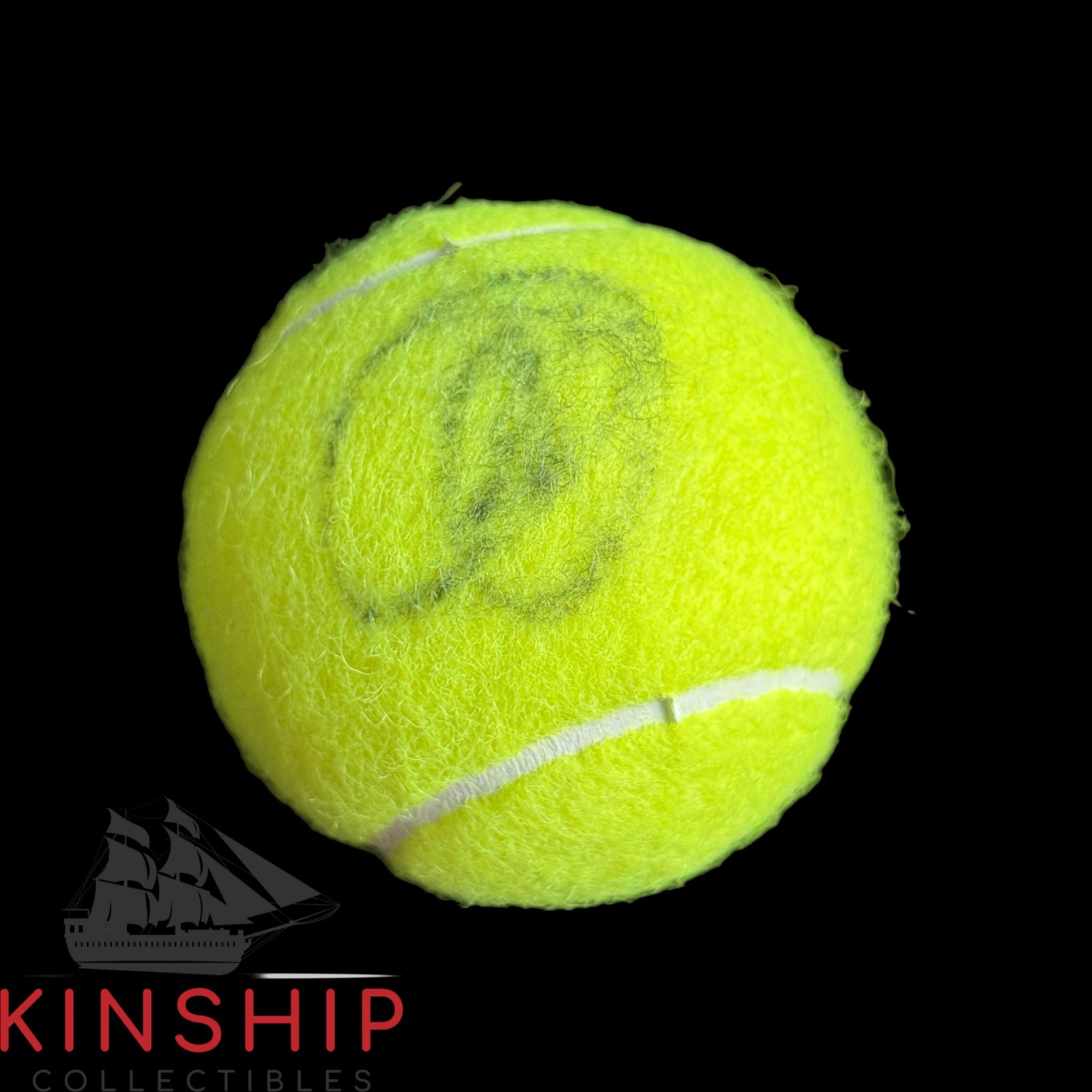 Novak Djokovic signed Wilson Tennis Ball JSA COA Rare Bold Auto A4114