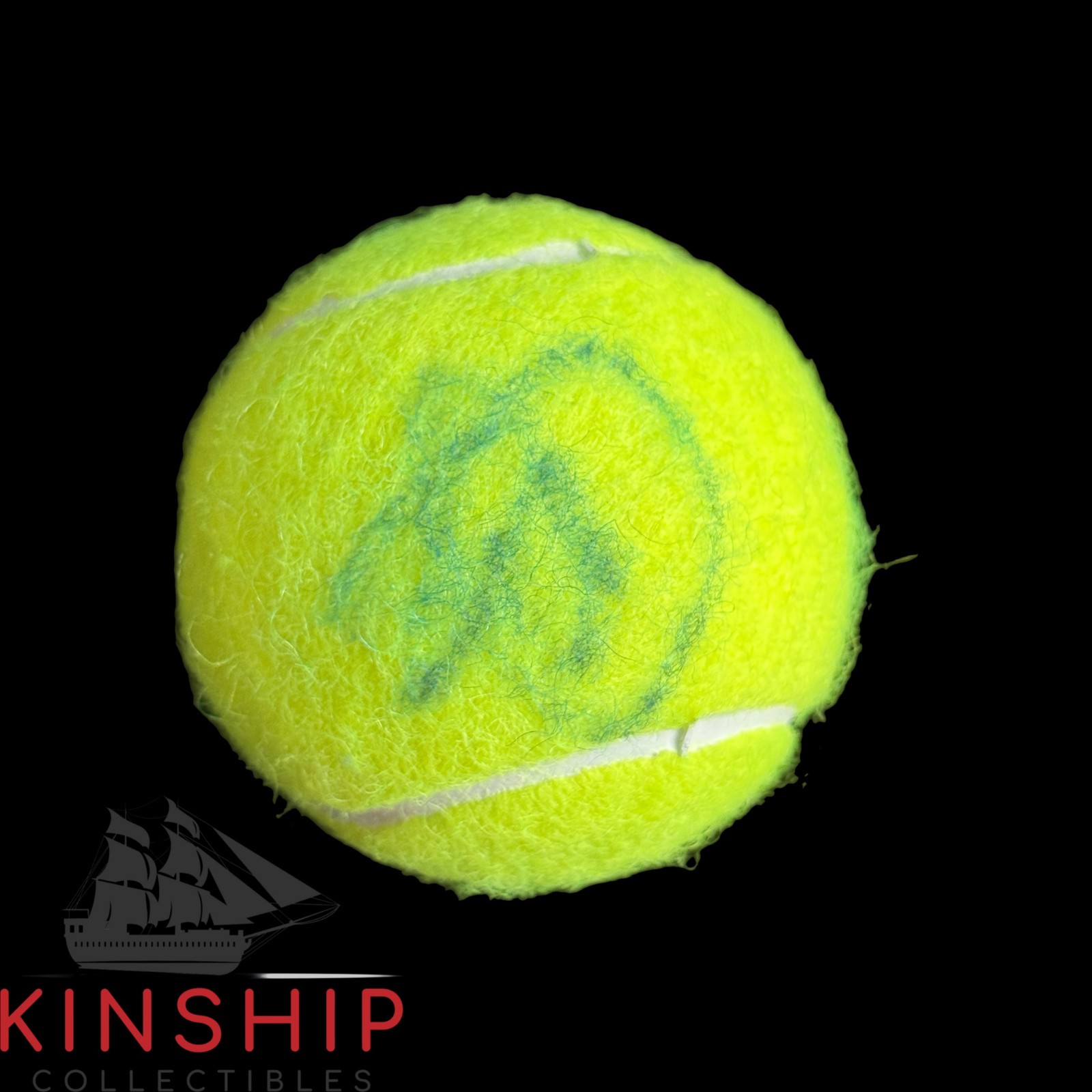 Novak Djokovic signed Wilson Tennis Ball JSA COA Rare Bold Auto A4116