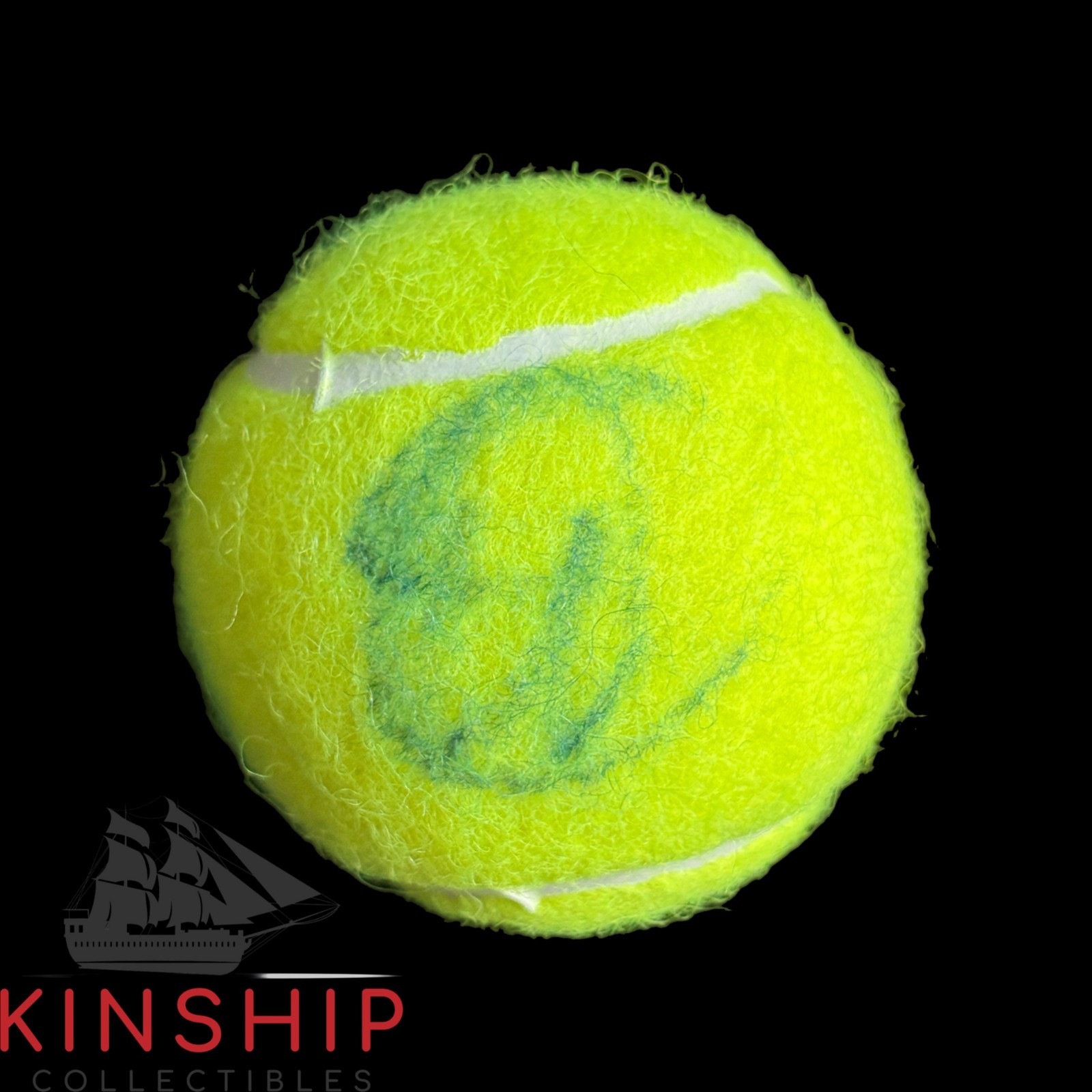 Novak Djokovic signed Wilson Tennis Ball JSA COA Rare Bold Auto A4117