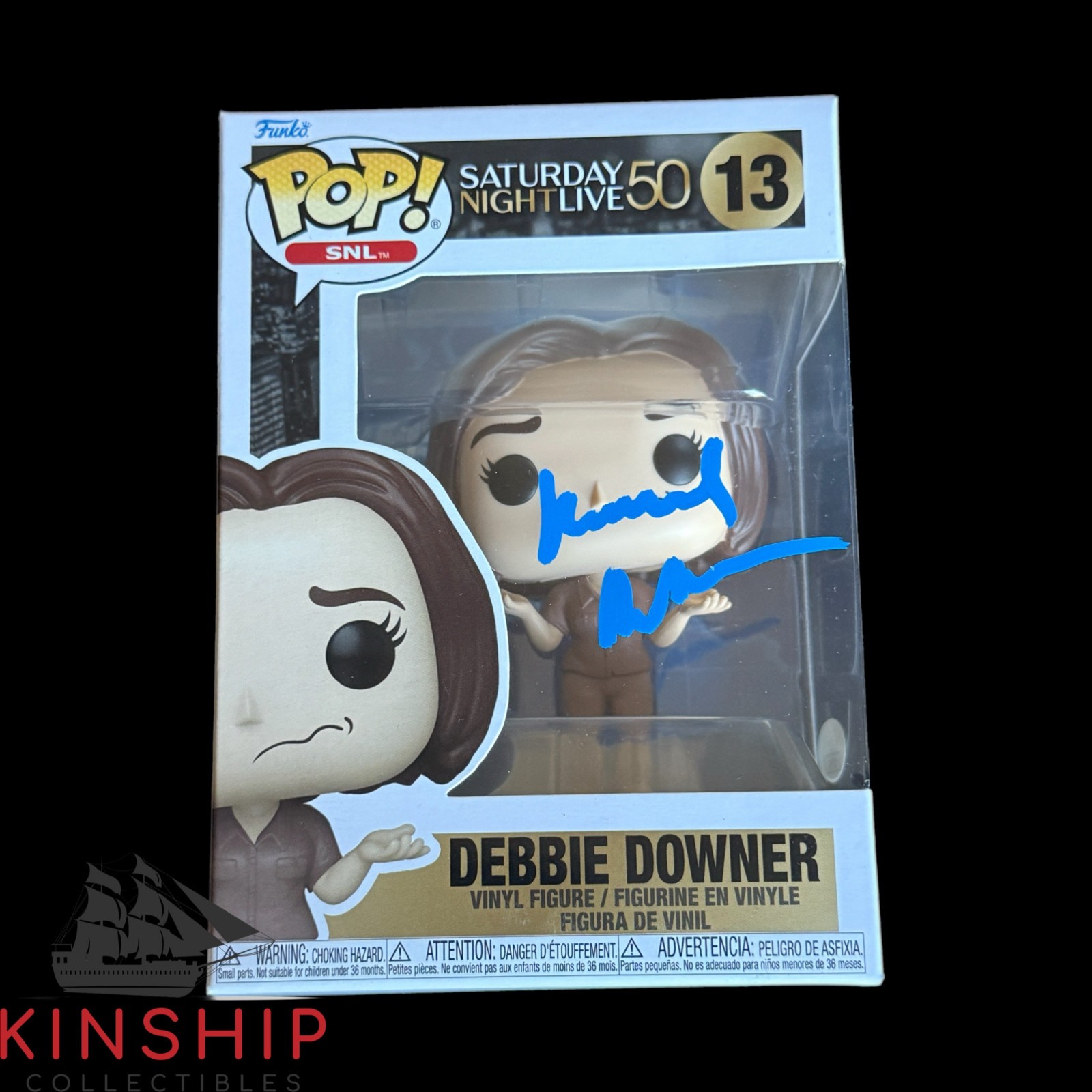 Rachel Dratch signed Debbie Downer Funko Pop JSA COA #13 Rare SNL Auto Z2336