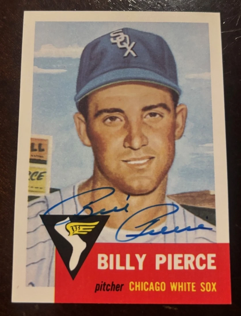 1991 Topps Archives 1953 #143 Billy Pierce signed autographed card White Sox