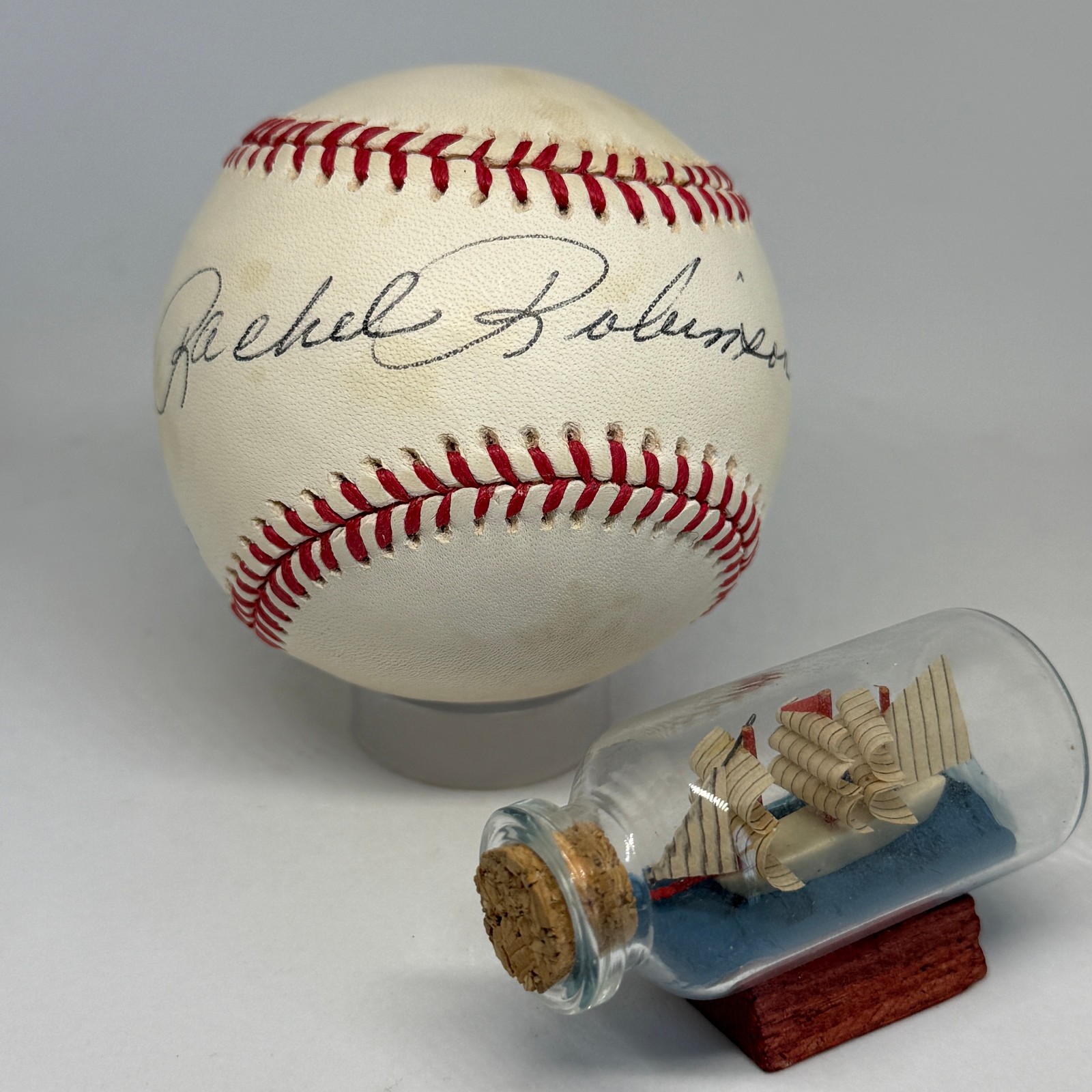 Rachel Robinson signed Rawlings OAL Baseball JSA COA Jackie's Wife Auto A4134
