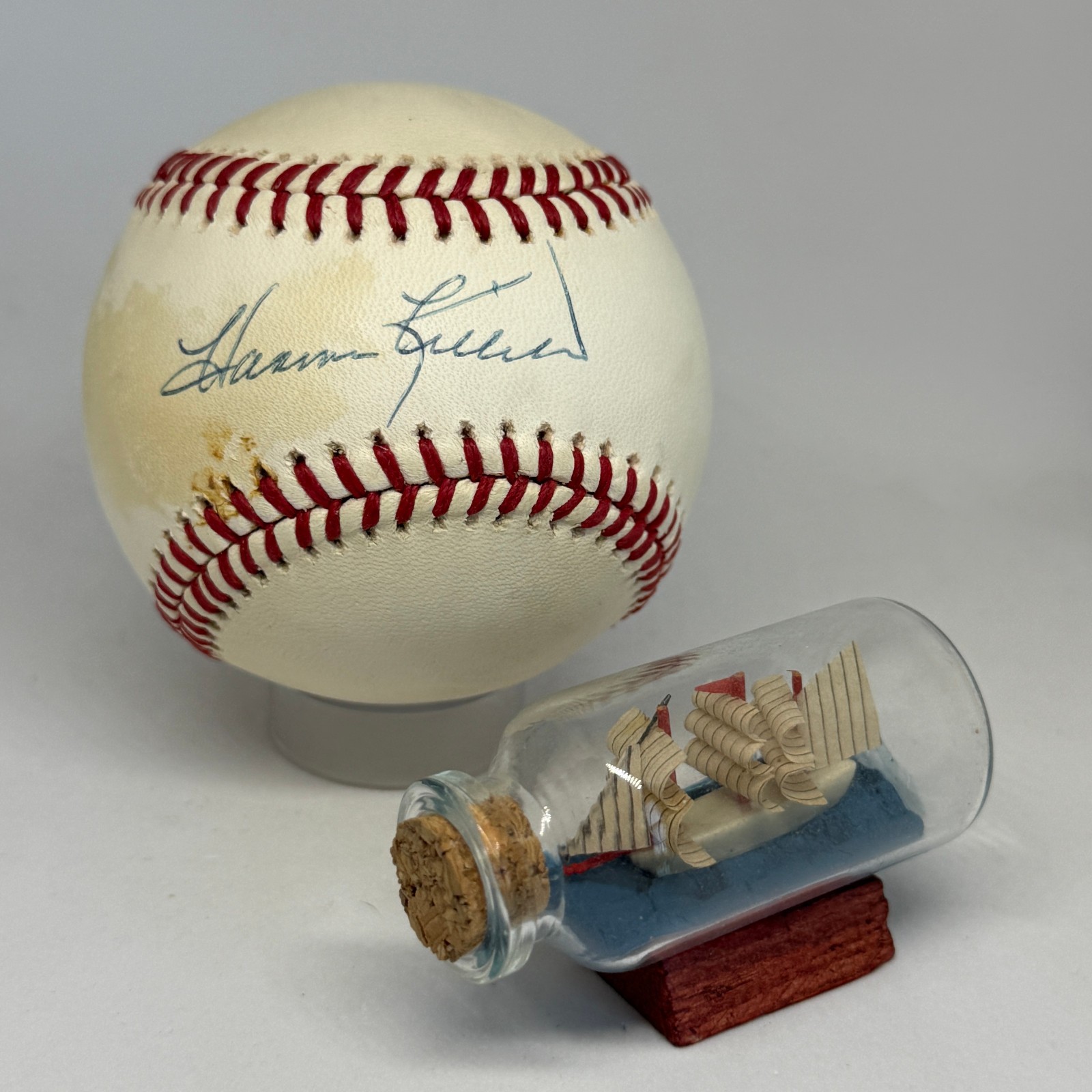 harmon Killebrew signed Rawlings ONL Baseball JSA COA Twins HOF Auto A4145