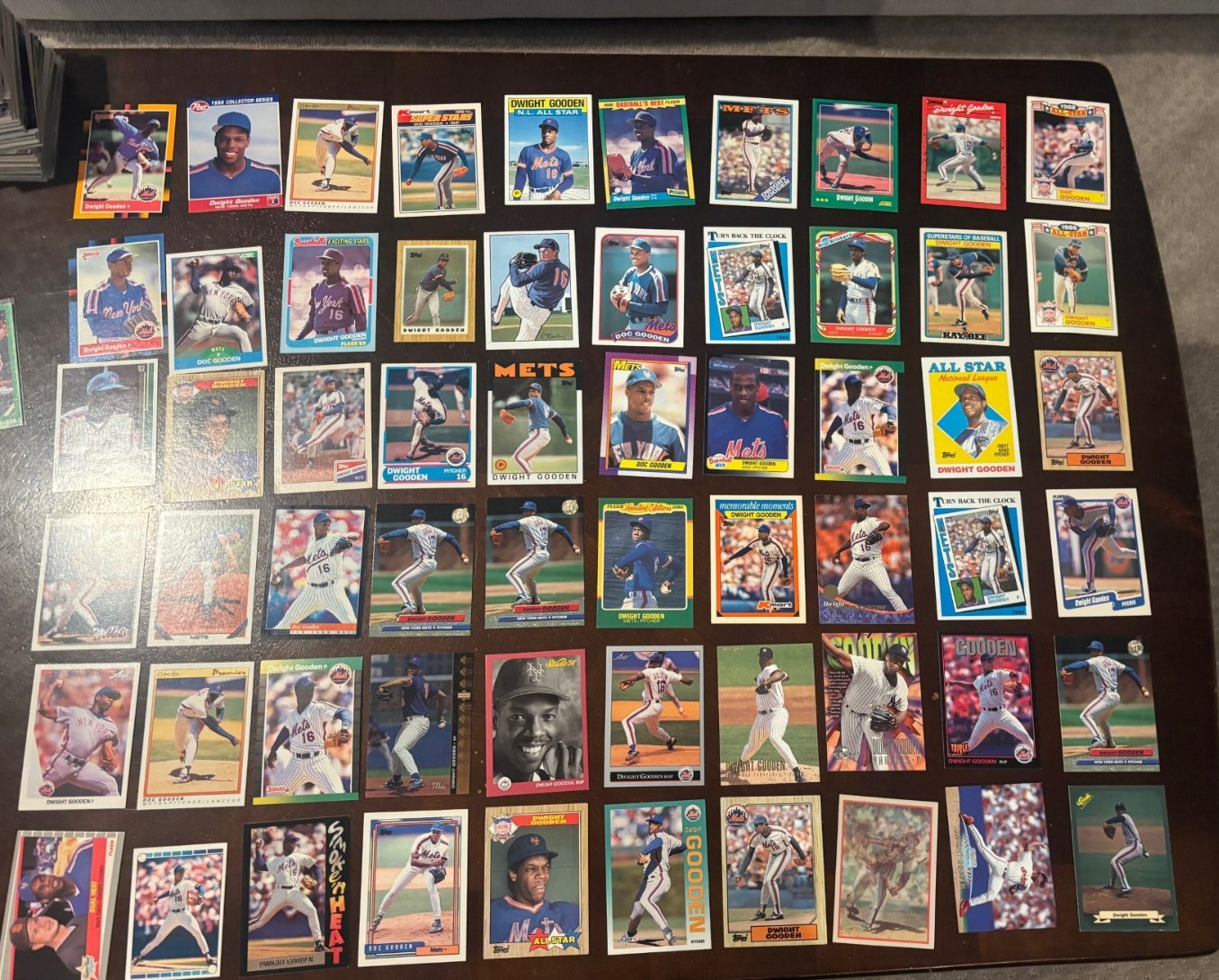 (60) Card Dwight Gooden Vintage Card Lot 1980 1990's New York Mets NM-MT