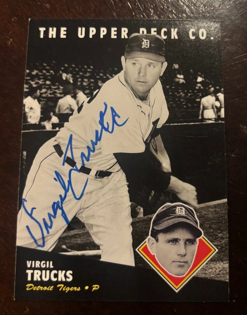 1994 Upper Deck All-Time Heroes Virgil Trucks #39 signed autographed card