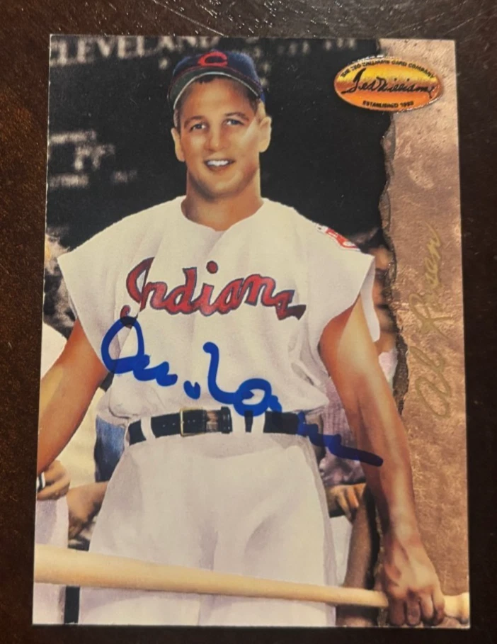 1994 Ted Williams #28 Al Rosen signed autographed Cleveland Indians Card