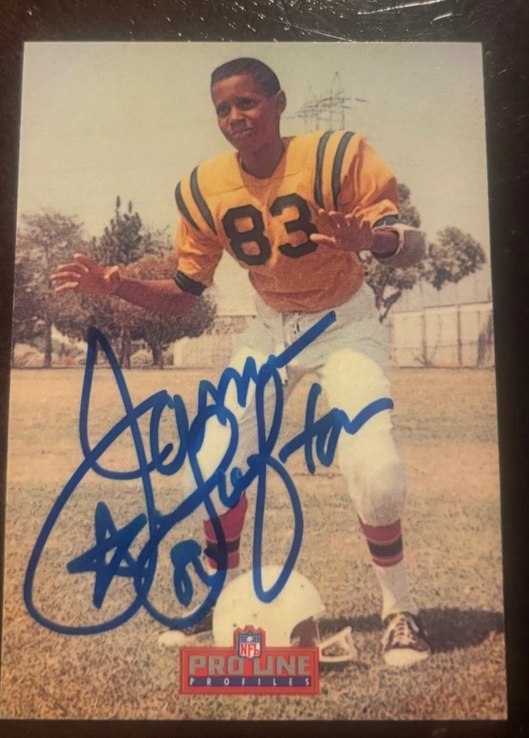 1993 Pro Line Profiles James Lofton signed autographed card #542 Buffalo Bills