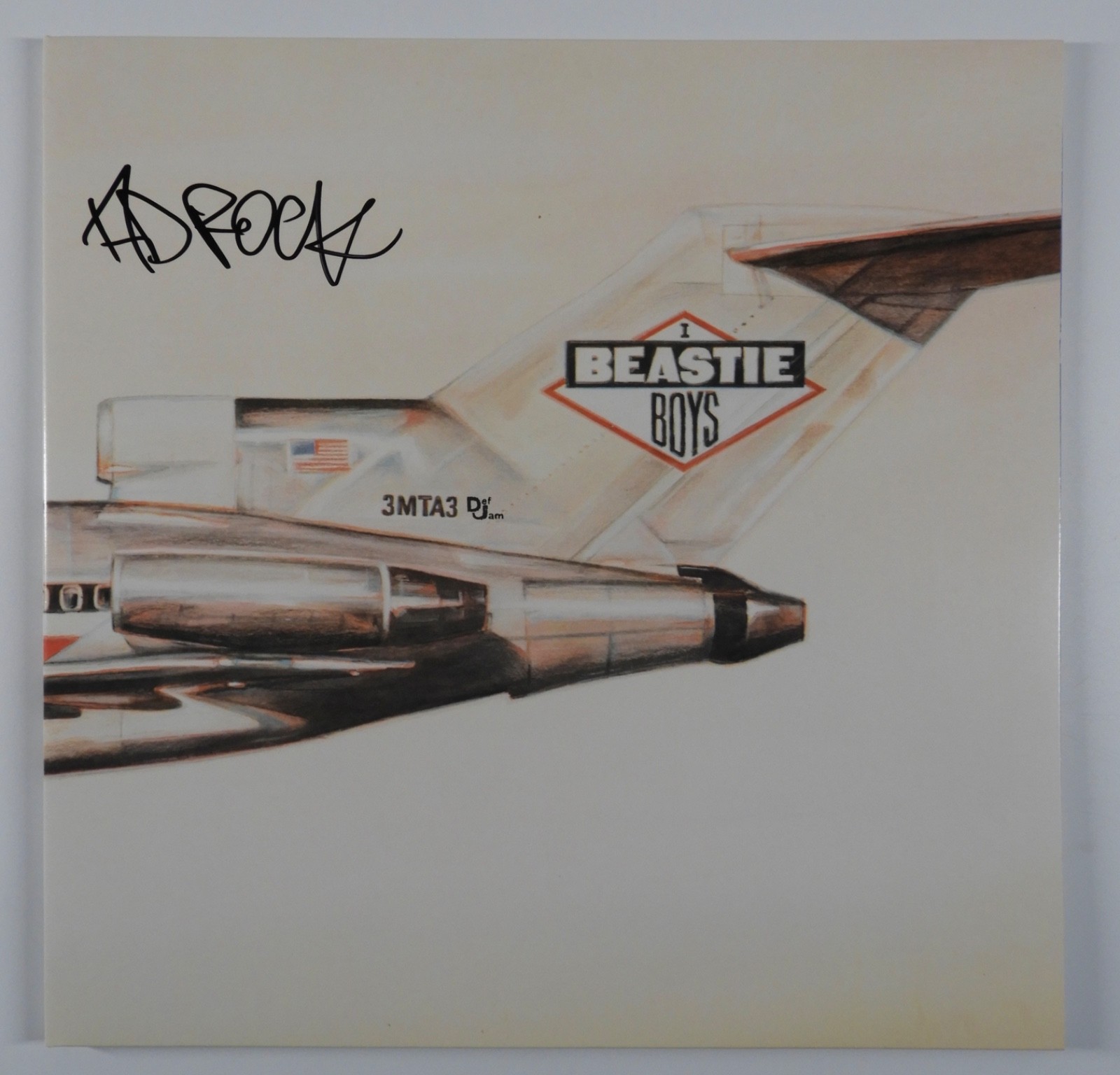 AD Rock Beastie Boys JSA Signed Autograph Record Album Licensed to Ill