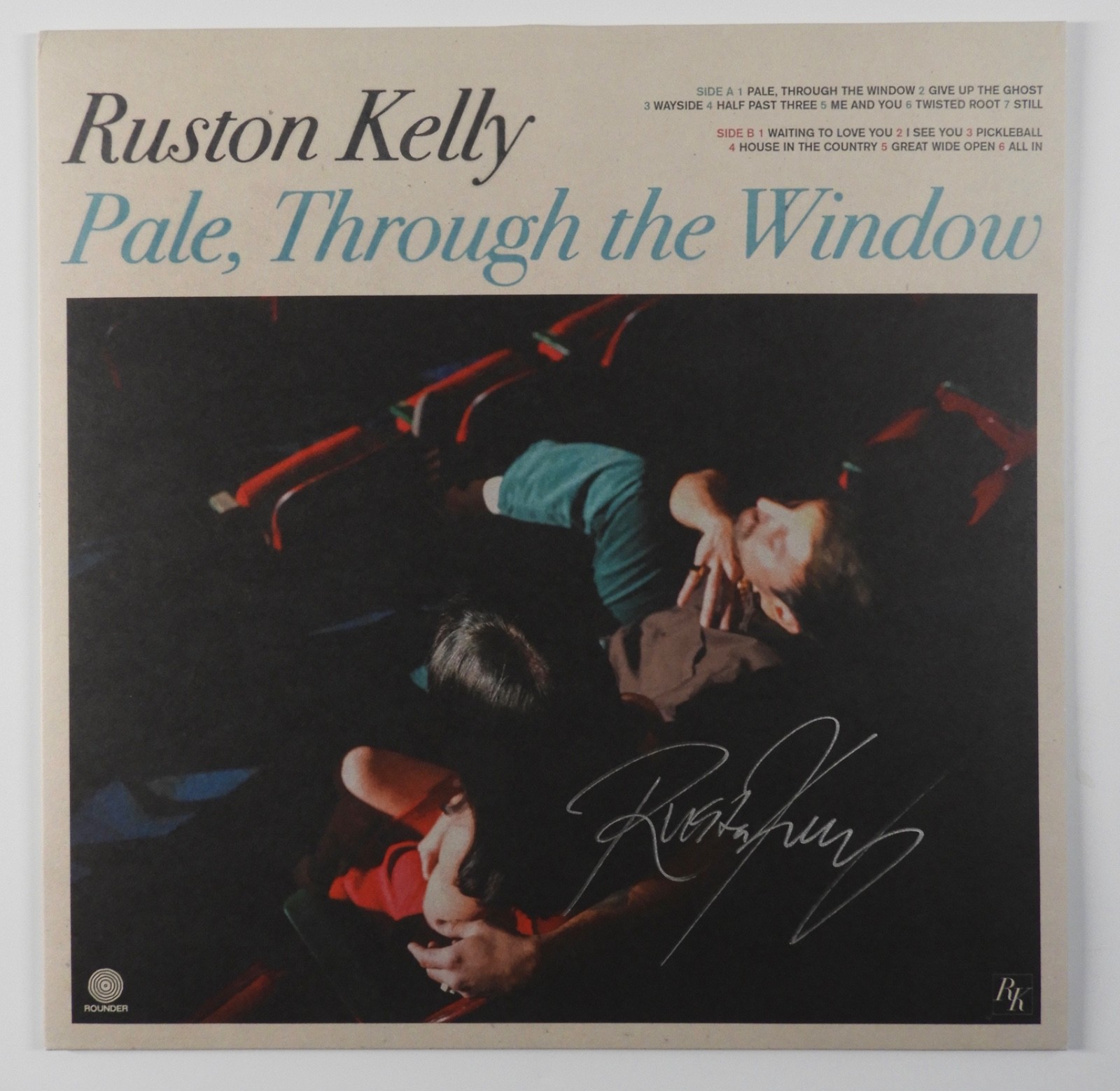 Ruston Kelly JSA Fully Signed Autograph Record Album Vinyl Pale Through The