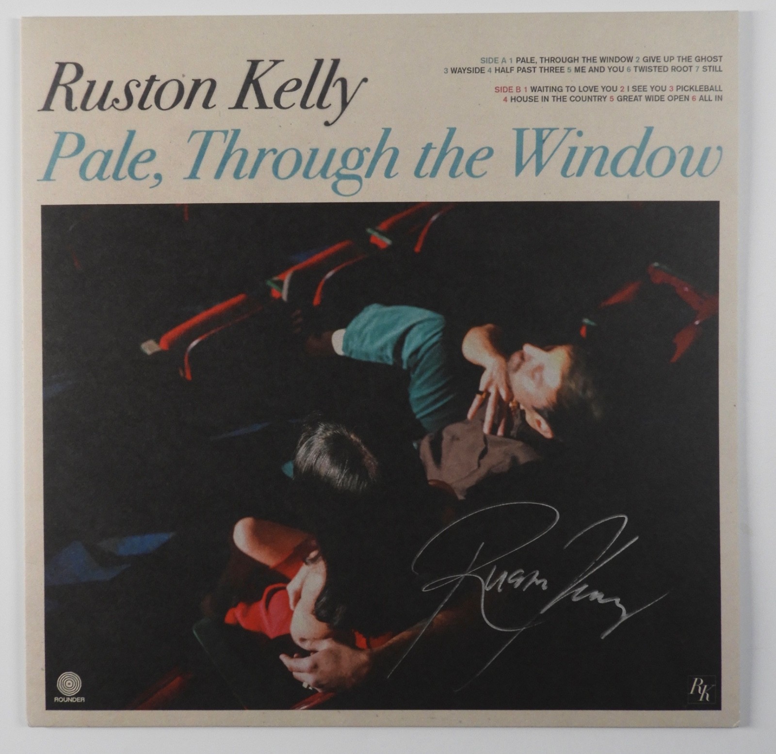 Ruston Kelly JSA Fully Signed Autograph Record Album Vinyl Pale Through The