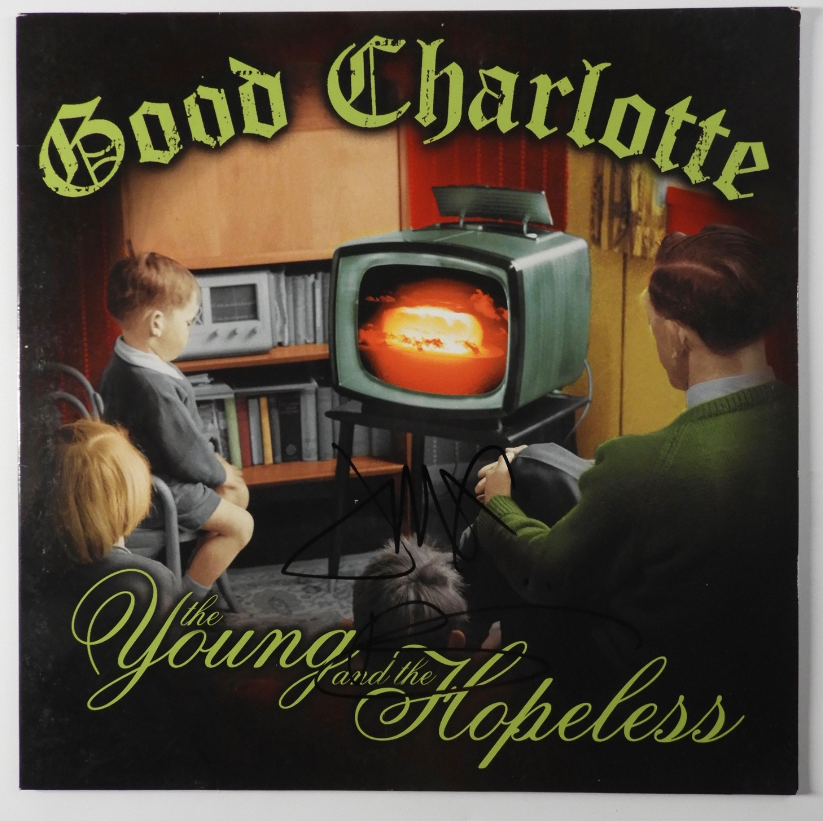 Good Charlotte JSA Signed Autograph Record Album Vinyl The Young And The