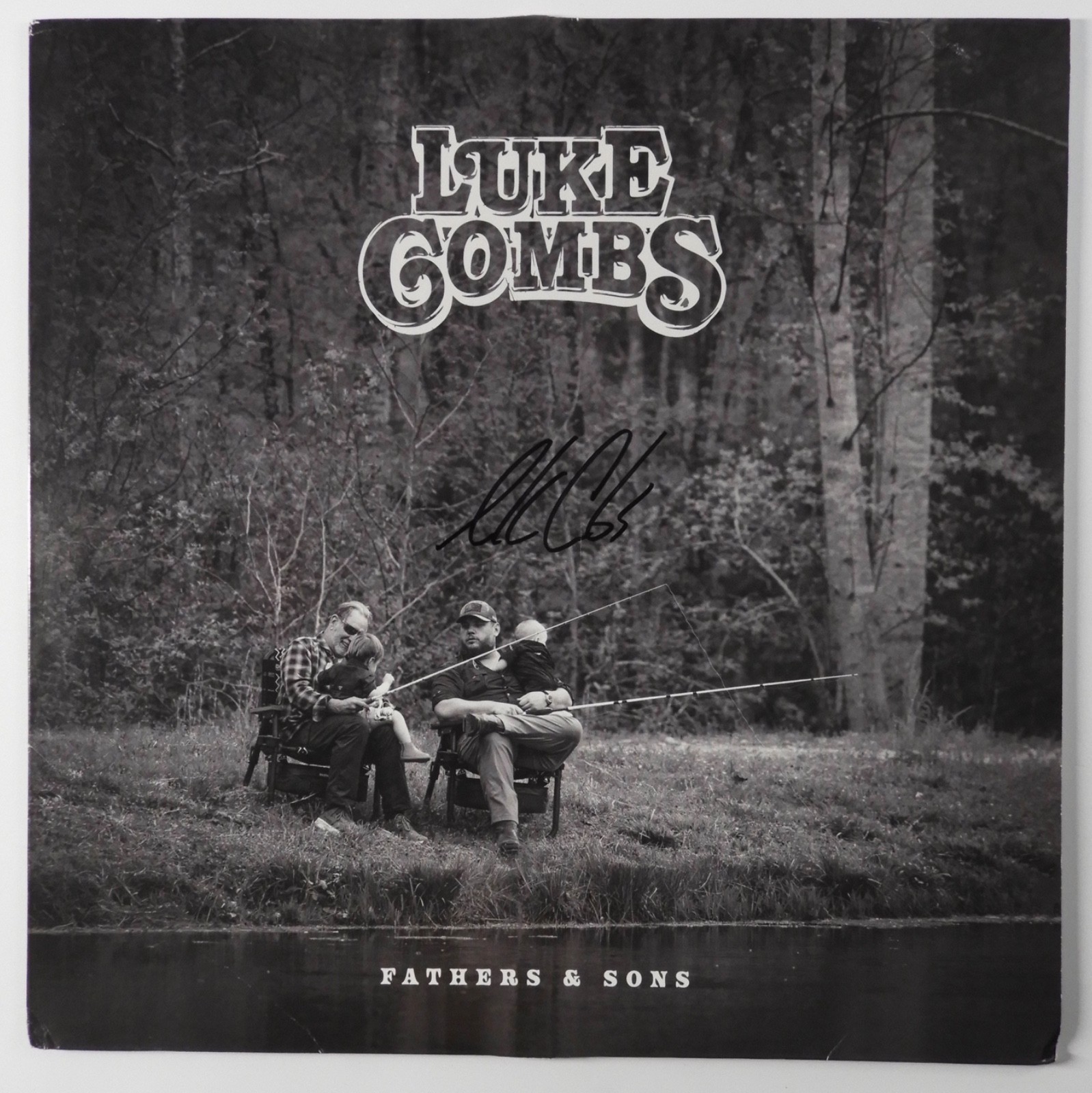 Luke Combs Signed Autograph Album JSA Record Vinyl Fathers & Sons
