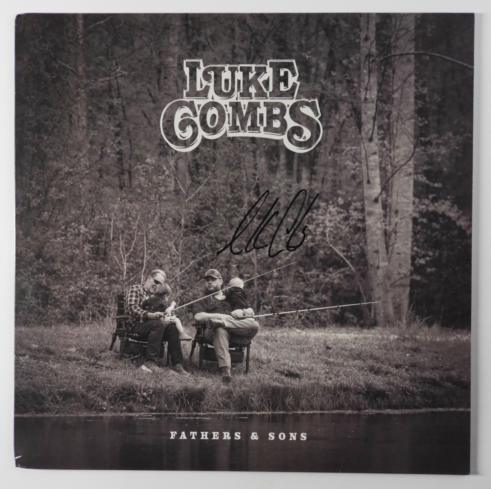 Luke Combs Signed Autograph Album JSA Record Vinyl Fathers & Sons