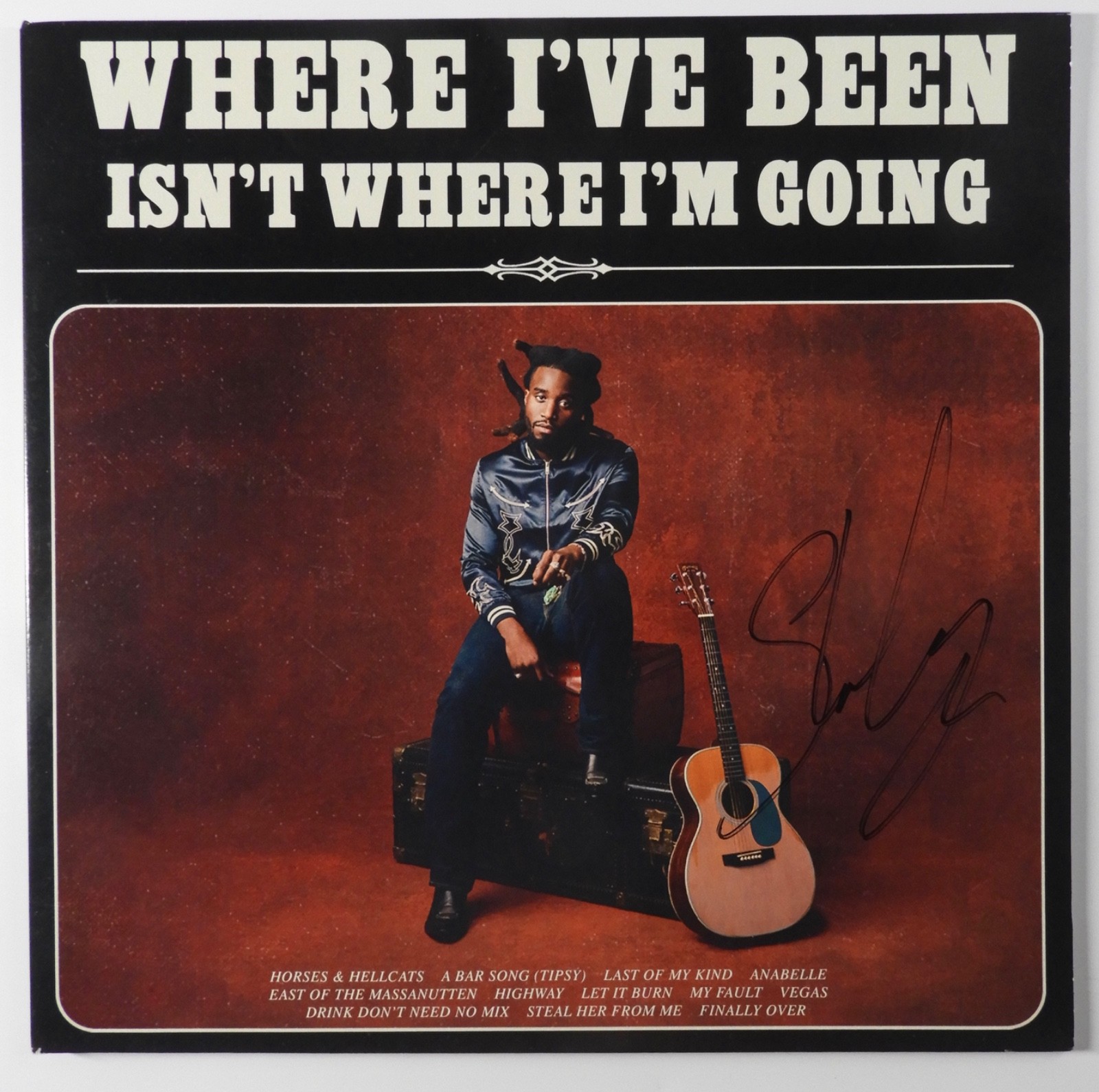 Shaboozey Signed Autograph Album JSA Record Vinyl Where I've Been