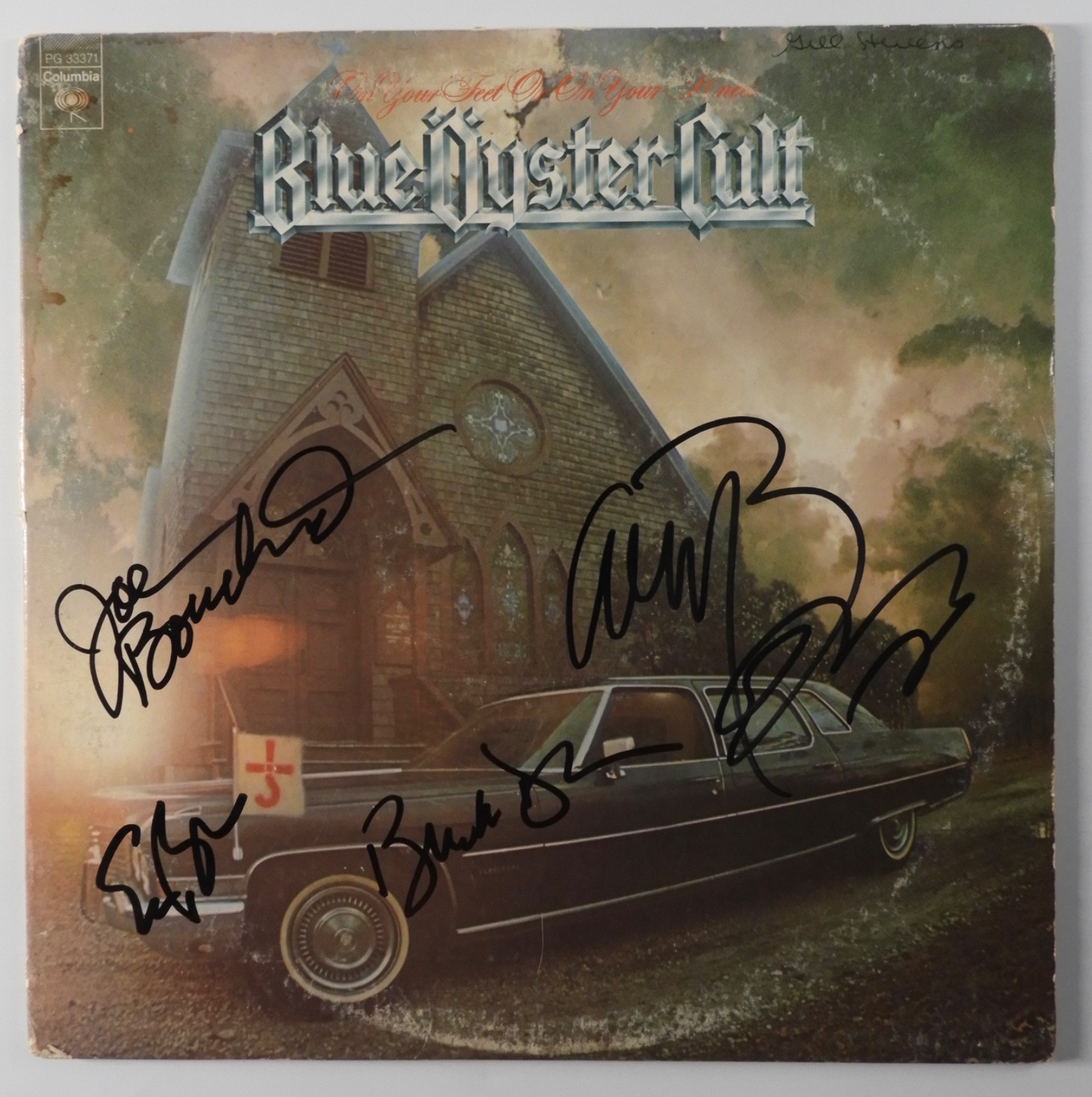 Blue Oyster Cult JSA Signed Autograph Record Album Vinyl Joe Bouchard Eric Bloom