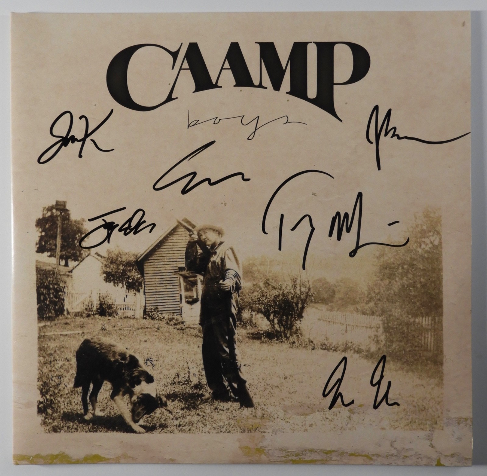 Caamp JSA FULLY Signed Autograph Record Album Vinyl Boys