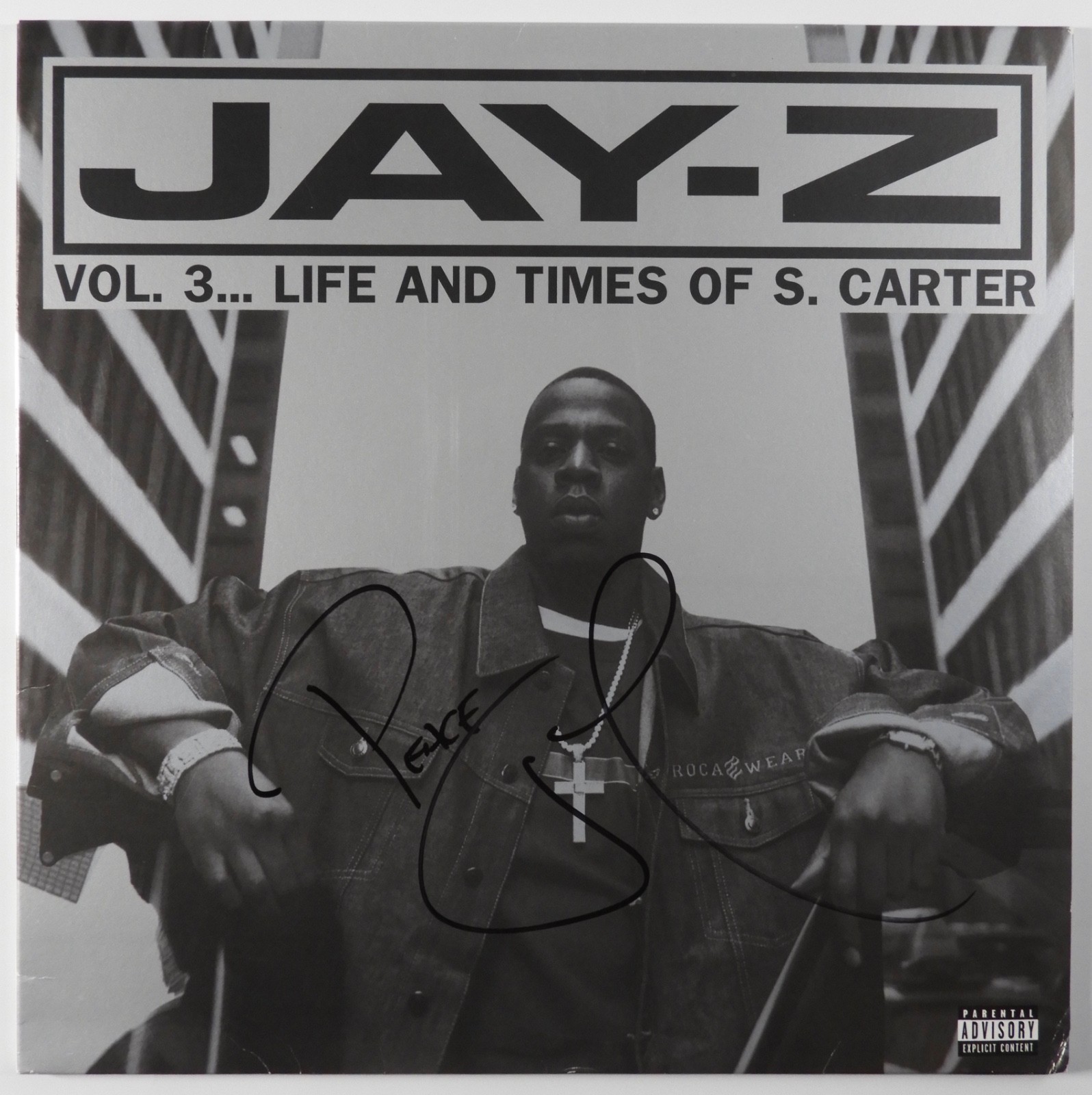 Jay Z JSA Signed Autograph Record Album Vinyl Life And Times of S. Carter