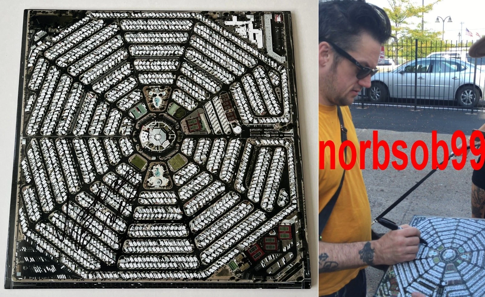 ISAAC BROCK SIGNED MODEST MOUSE STRANGERS TO OURSELVES VINYL w/PROOF BECKETT COA