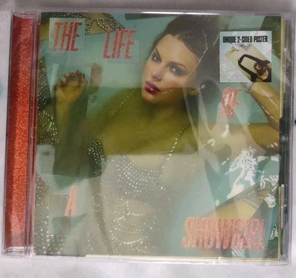 TAYLOR SWIFT - The Life of a Showgirl (2025)  NEW CD + UNIQUE POSTER SEALED CD