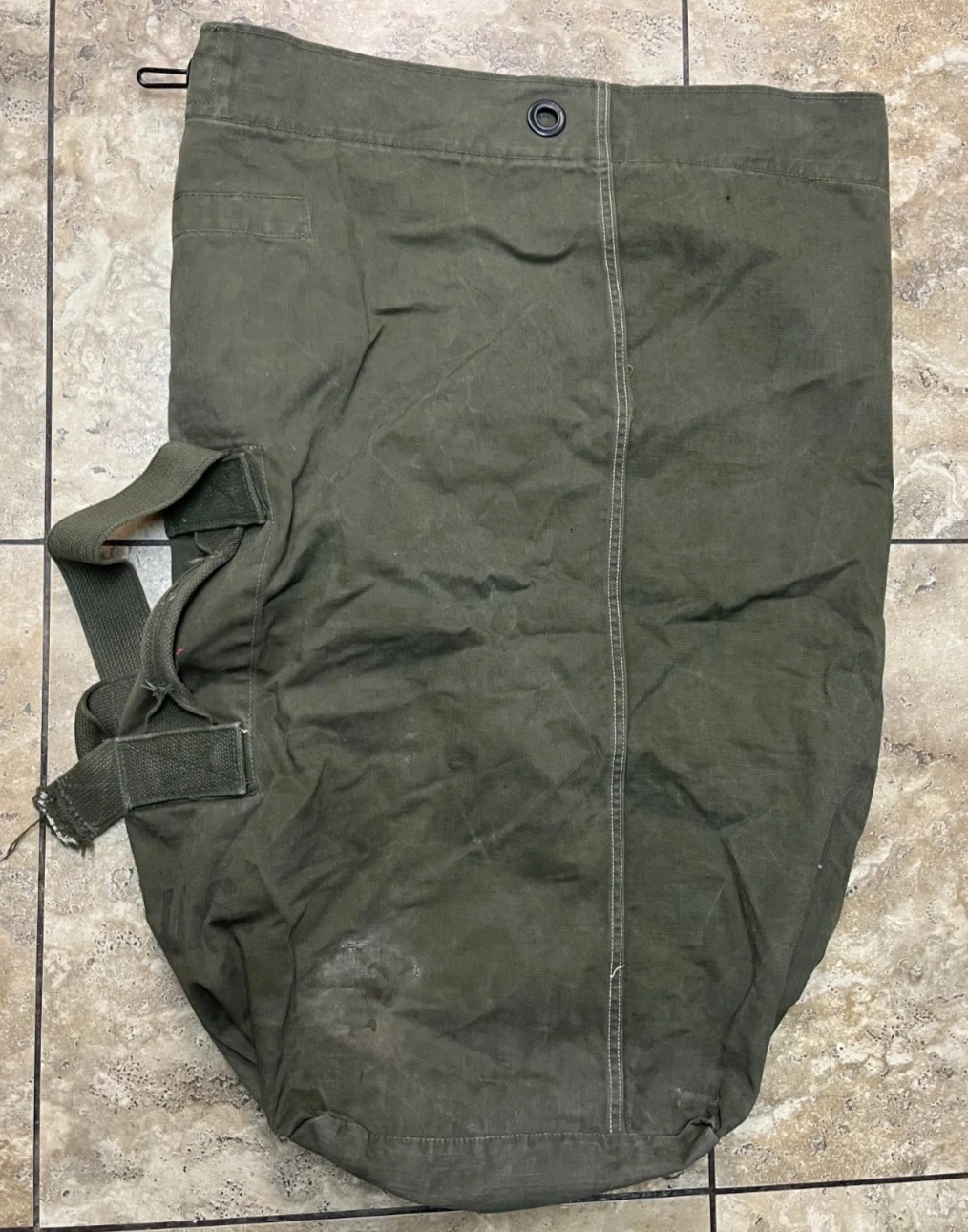 WWII US Army Duffel Bag Seabag 1945 Dated Fraser Products