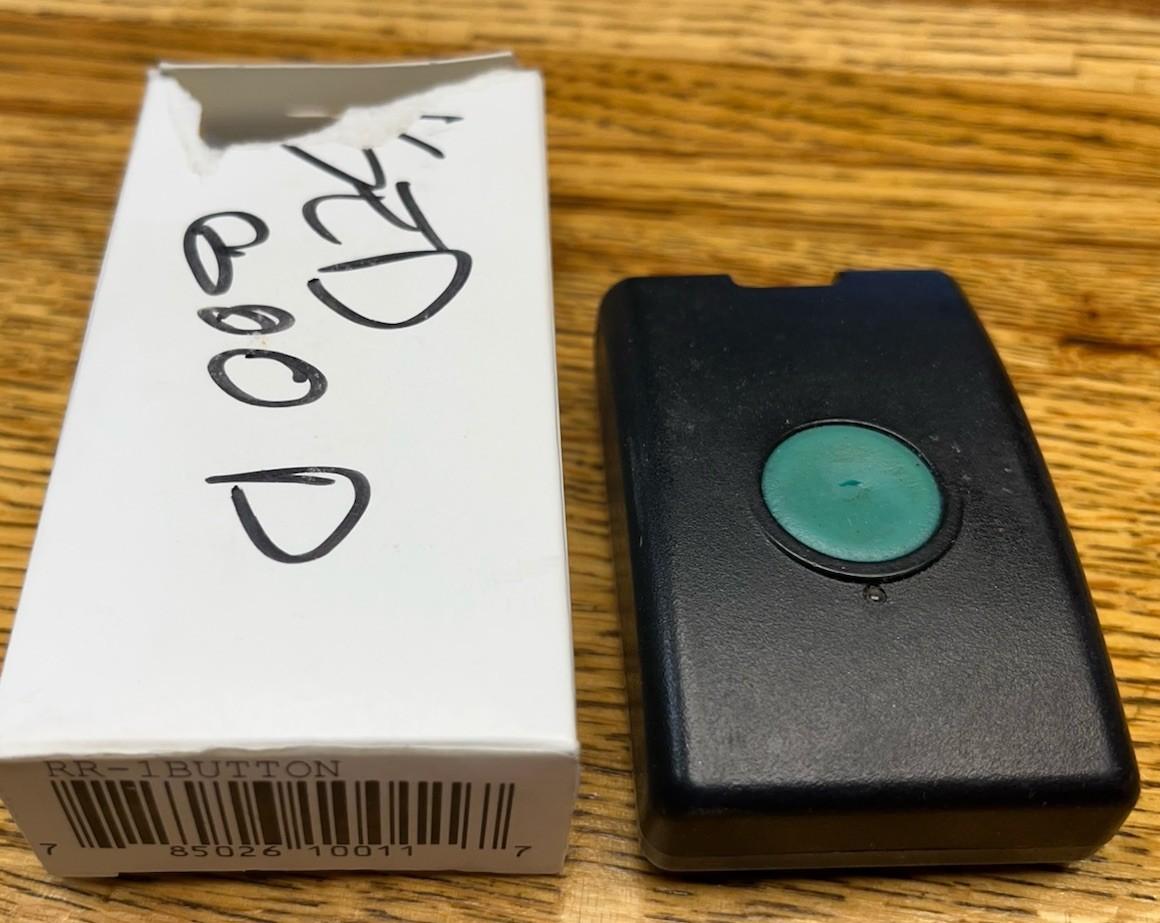 ALARM LOCK RR-1BUTTON SYSTEMS INC REMOTE RELEASE DESK MOUNT BUTTON