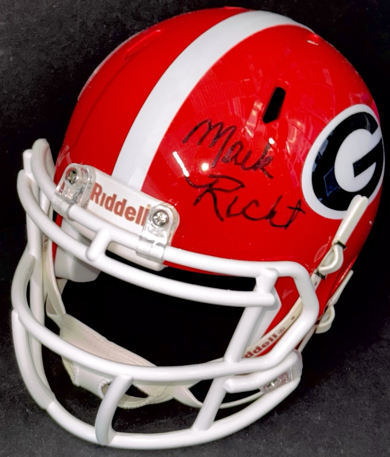Mark Richt Signed Autographed Georgia Bulldogs Mini Helmet JSA COA